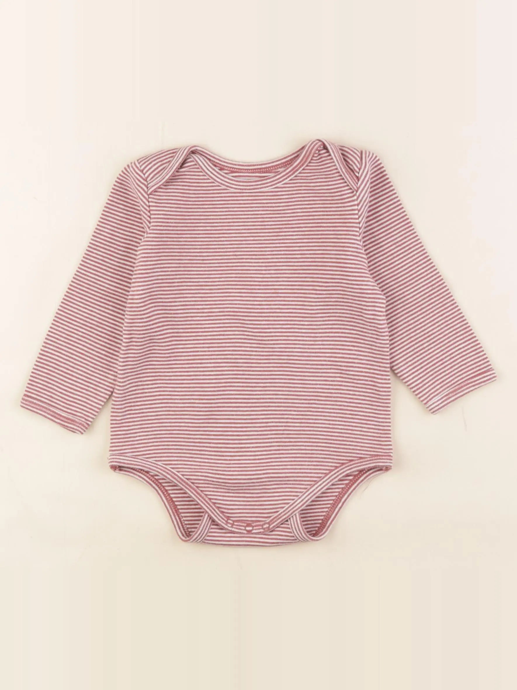 Vertbaudet - body rouge - 24 mois