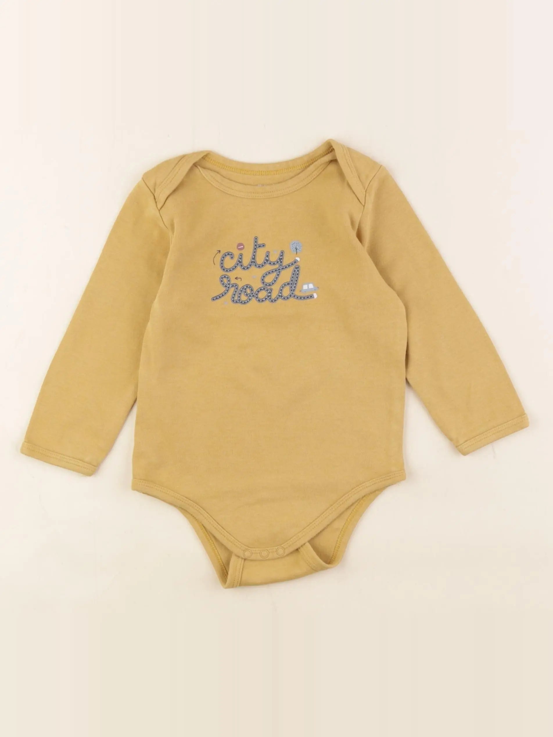 Vertbaudet - body jaune - 24 mois