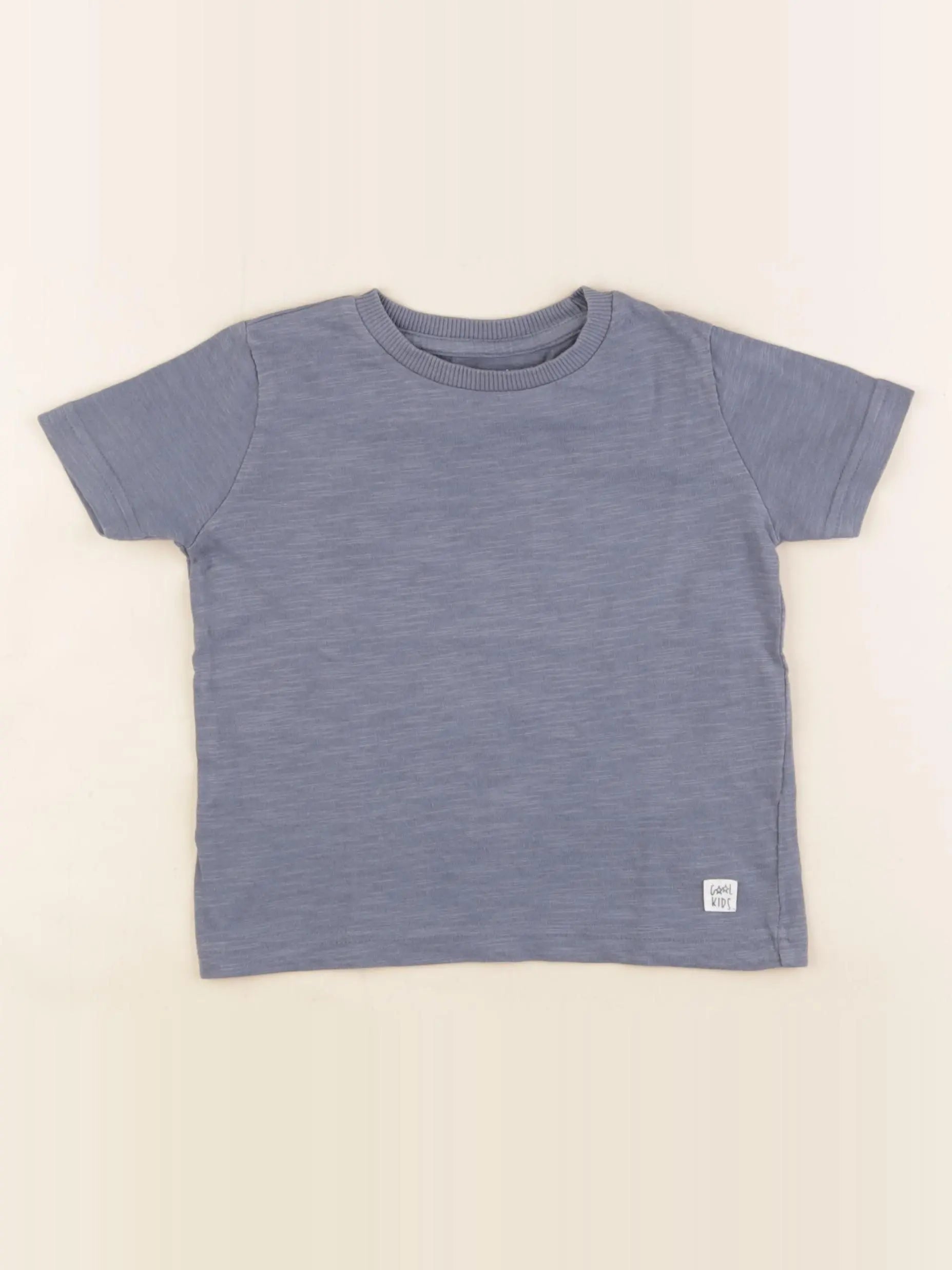 Vertbaudet - tee-shirt bleu - 2 ans