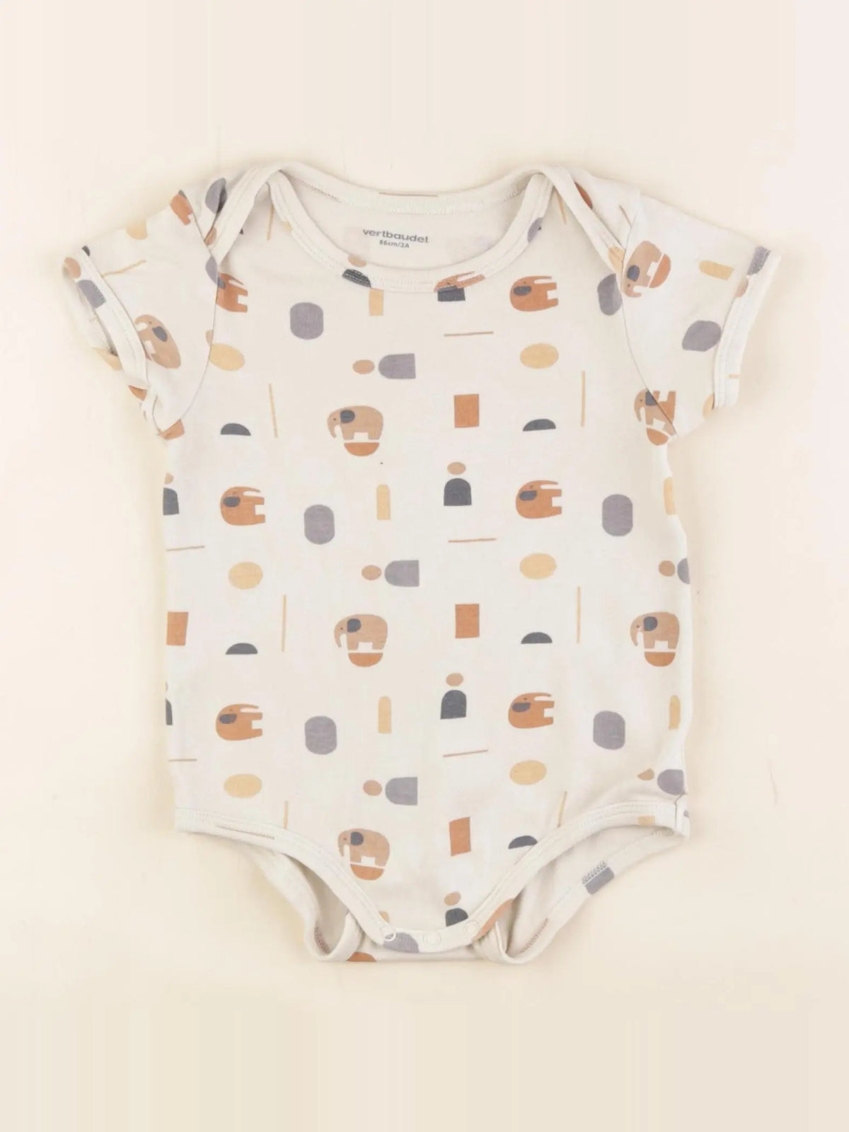 Vertbaudet - body multicolore - 2 ans