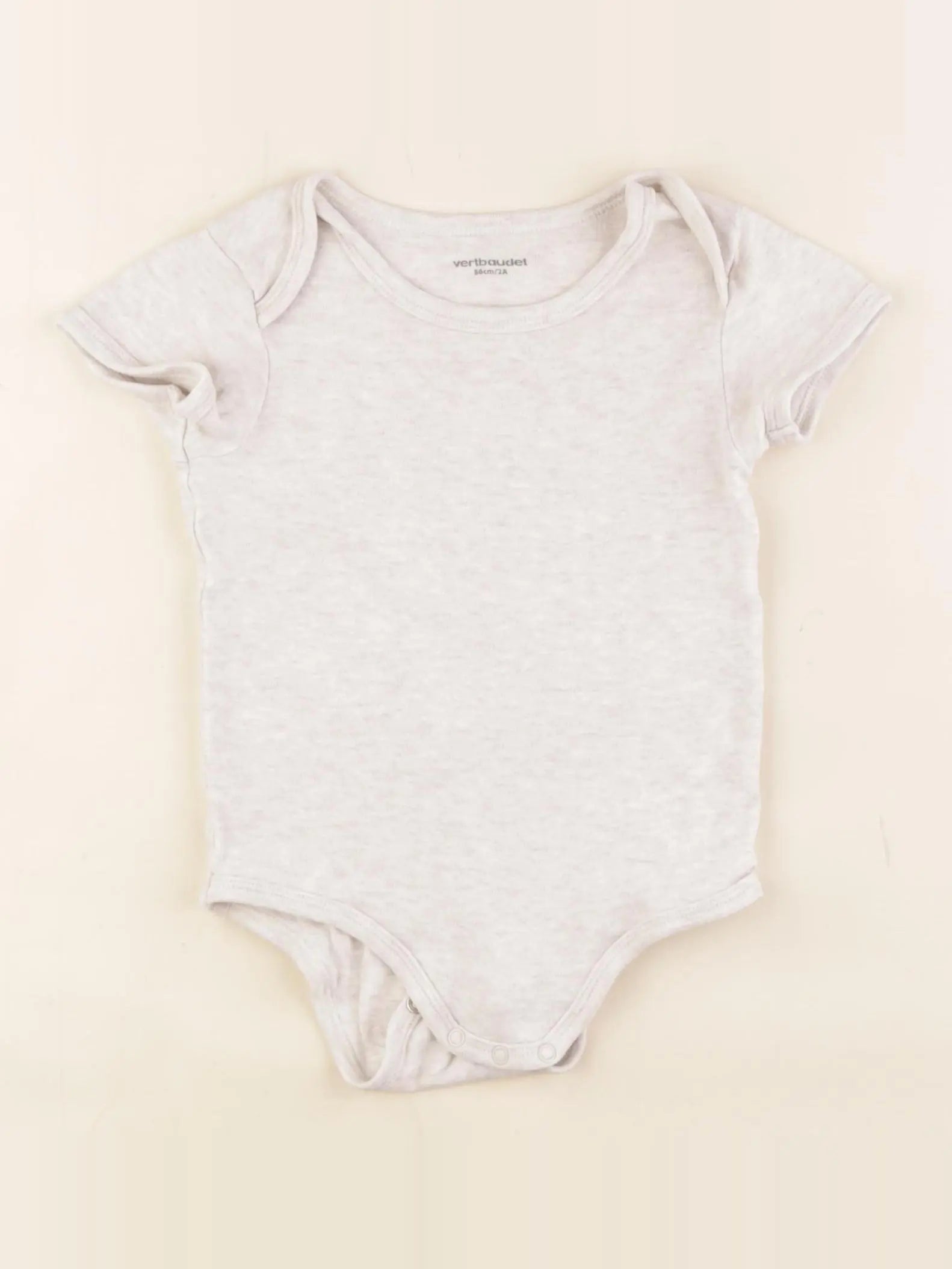 Vertbaudet - body beige - 2 ans