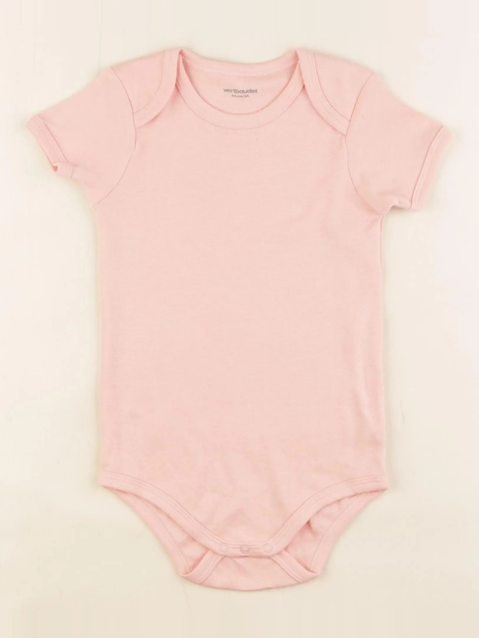 Vertbaudet - body rose - 3 ans