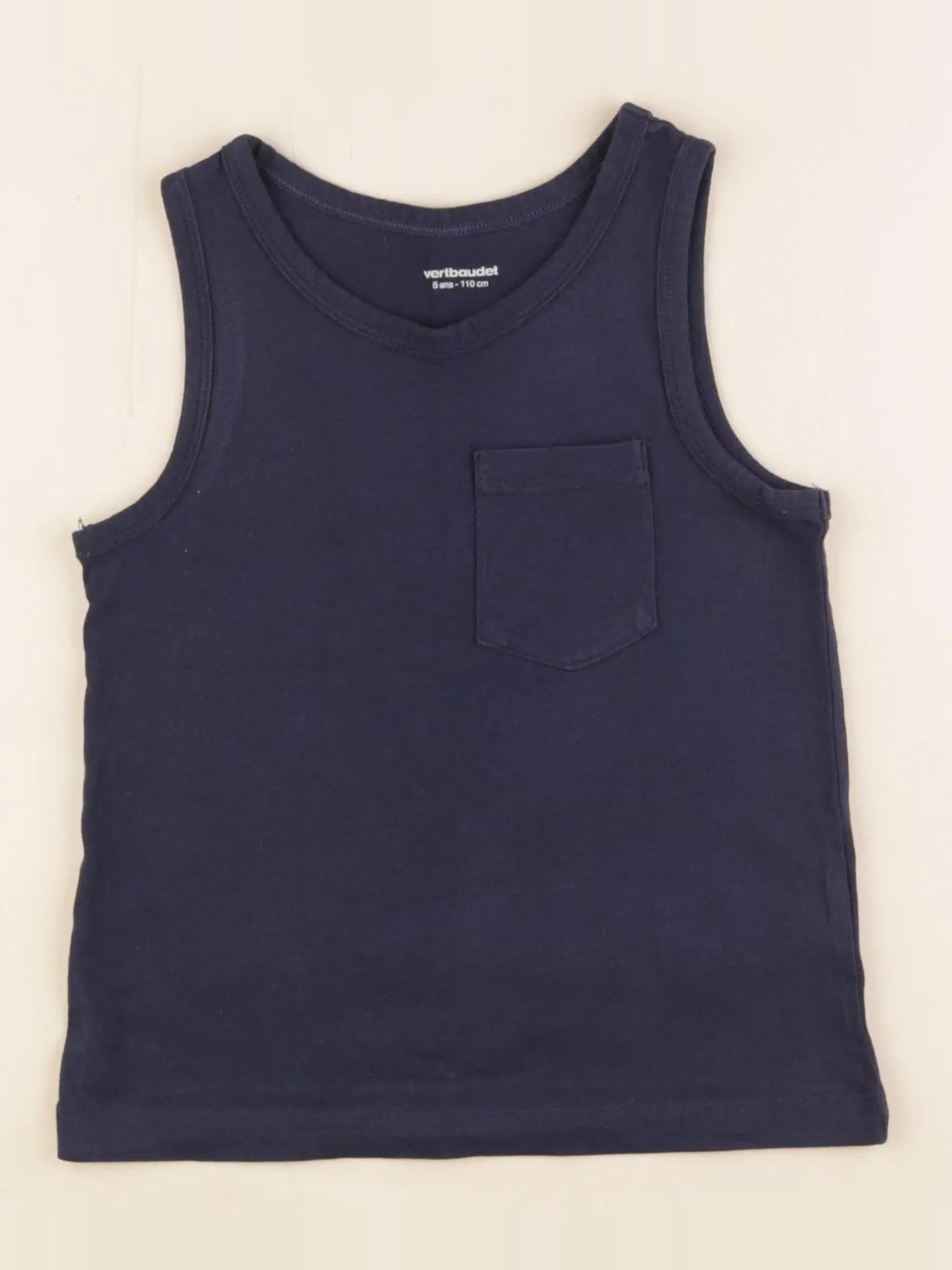 Vertbaudet - débardeur bleu - 5 ans