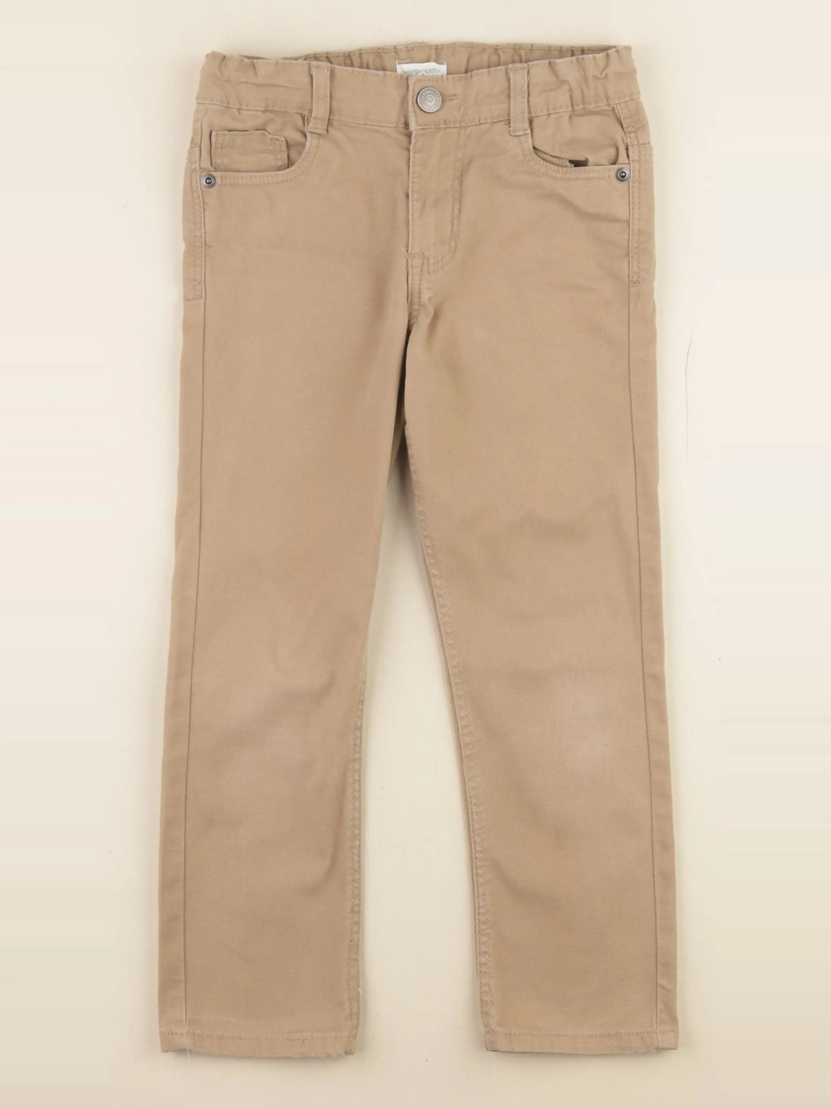 Vertbaudet - pantalon marron - 6 ans