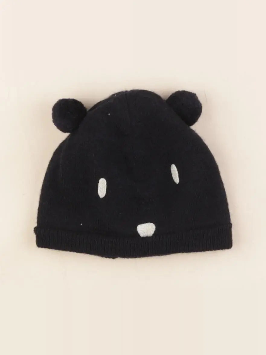 Petit Bateau - bonnet bleu - 0/1 mois