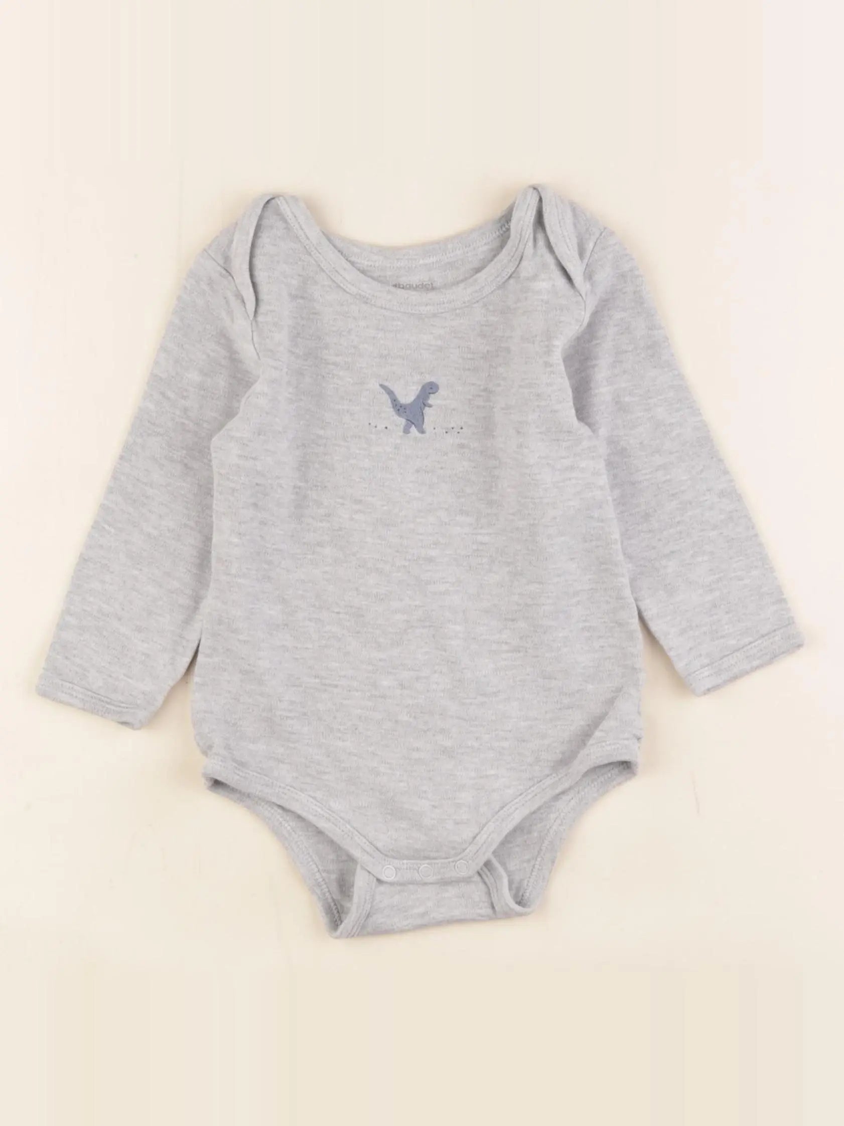Vertbaudet - body gris - 18 mois