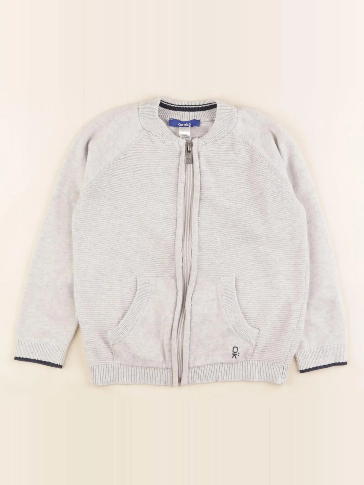 Okaidi - gilet gris - 5 ans