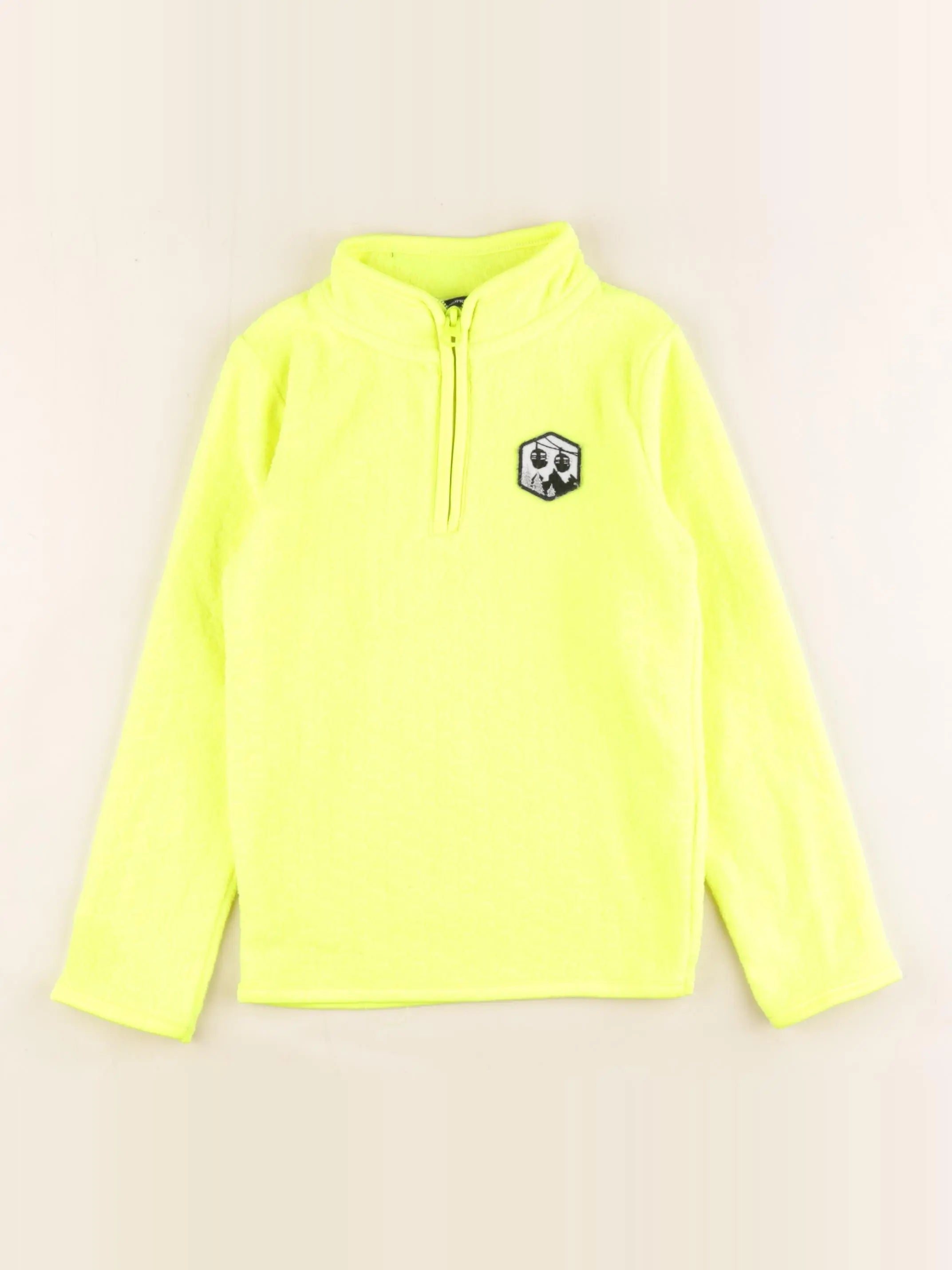 Monoprix - polaire jaune - 6 ans