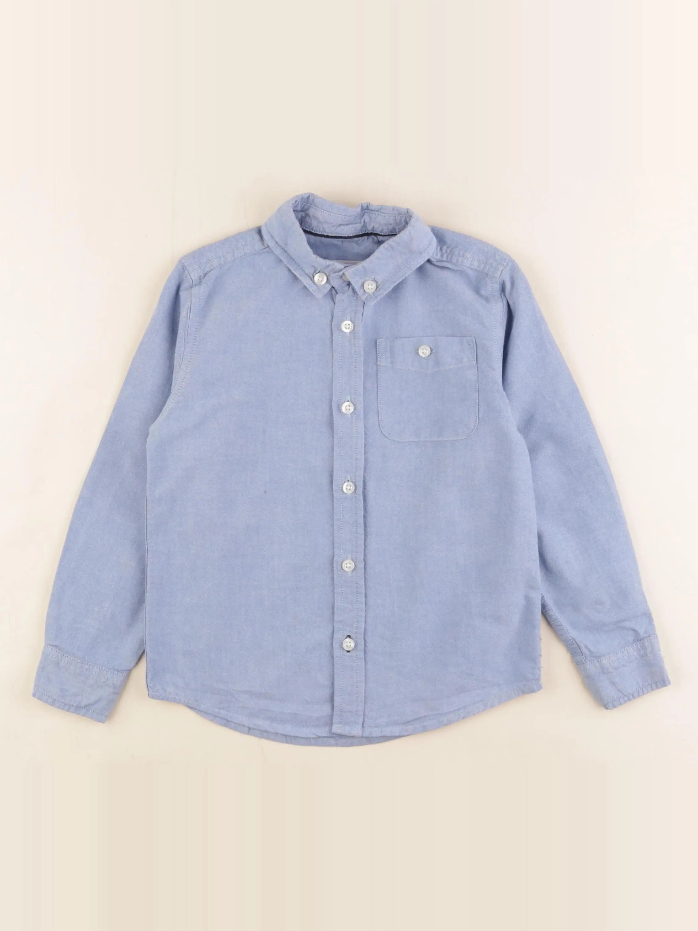 Monoprix - chemise bleu - 5 ans