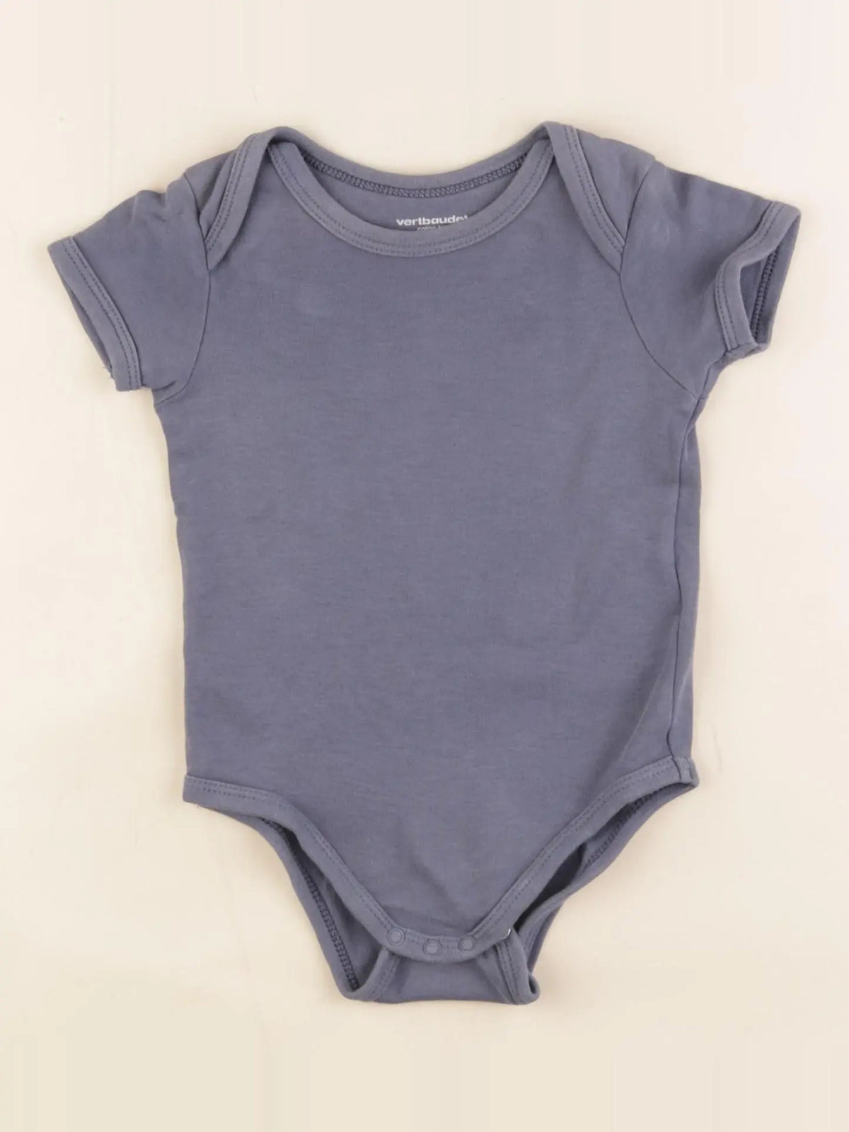 Vertbaudet - body bleu - 12 mois