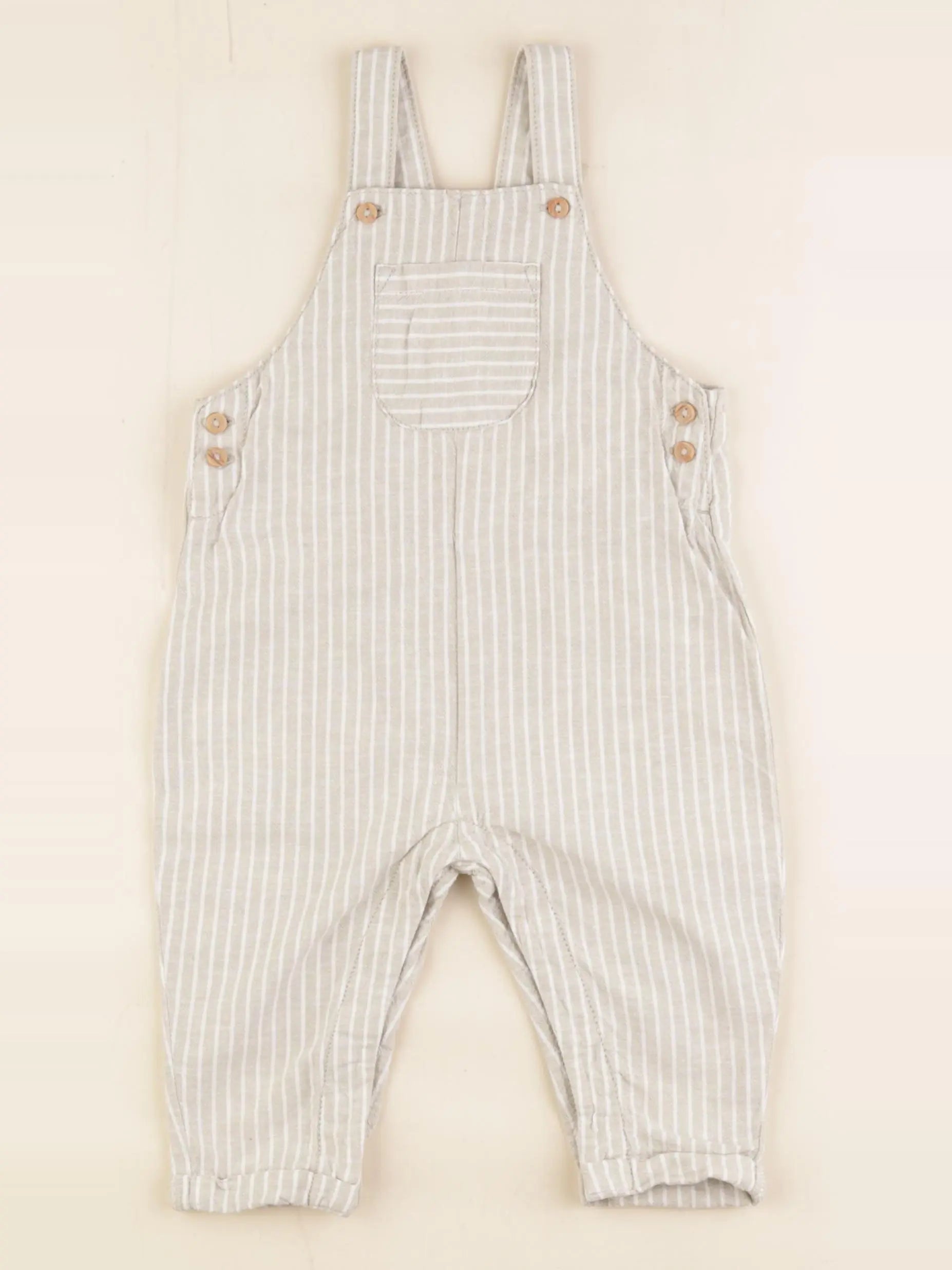 Vertbaudet - salopette vert - 12 mois