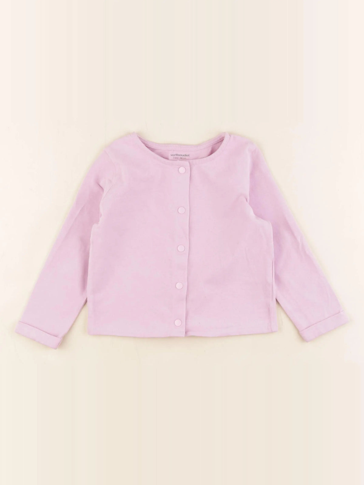 Vertbaudet - sweat rose - 2 ans