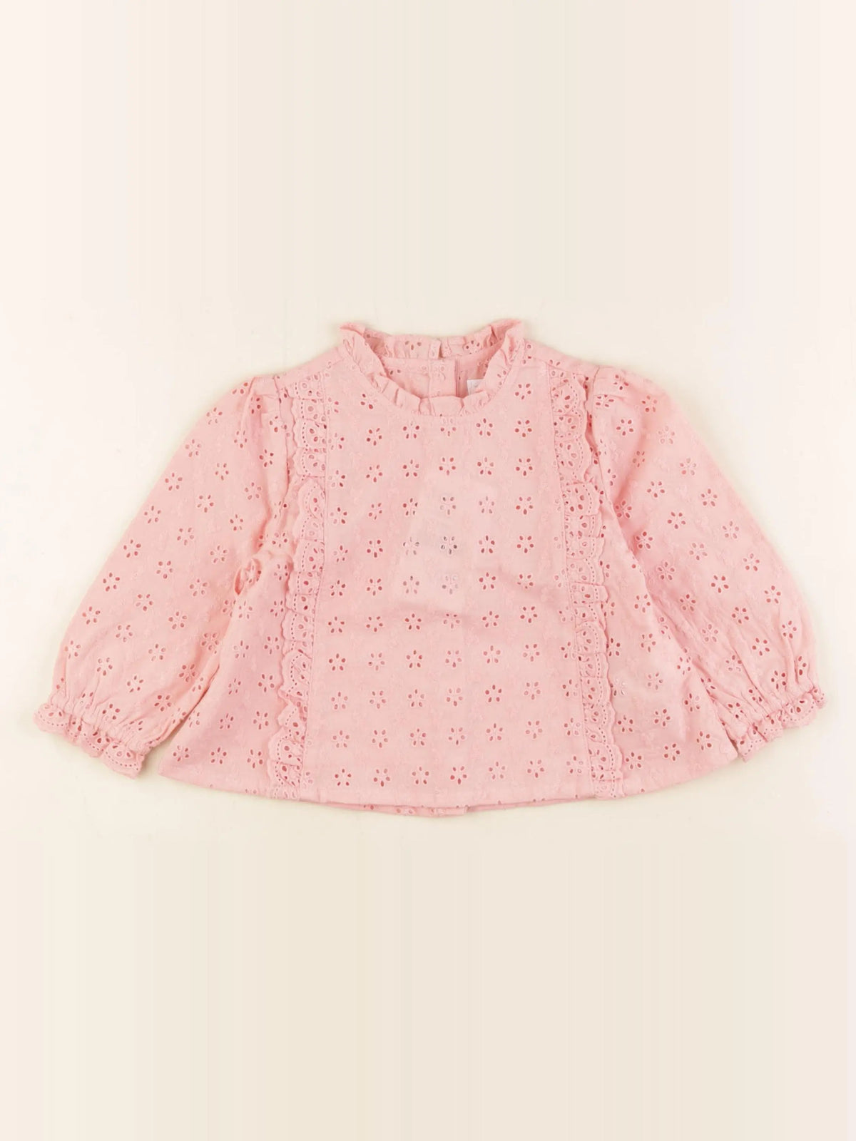 Vertbaudet - blouse rose - 18 mois