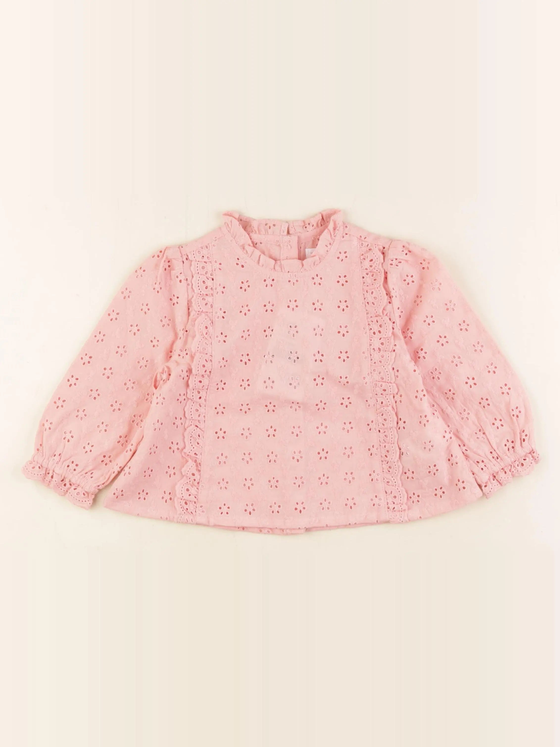 Vertbaudet - blouse rose - 18 mois