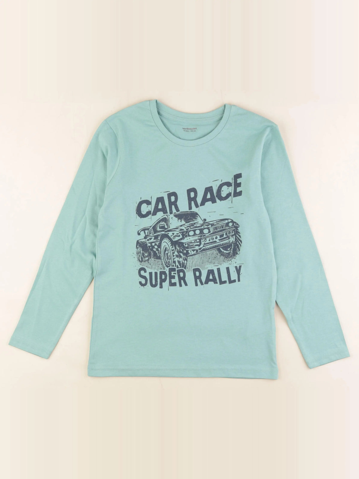 Vertbaudet - tee-shirt vert - 10 ans