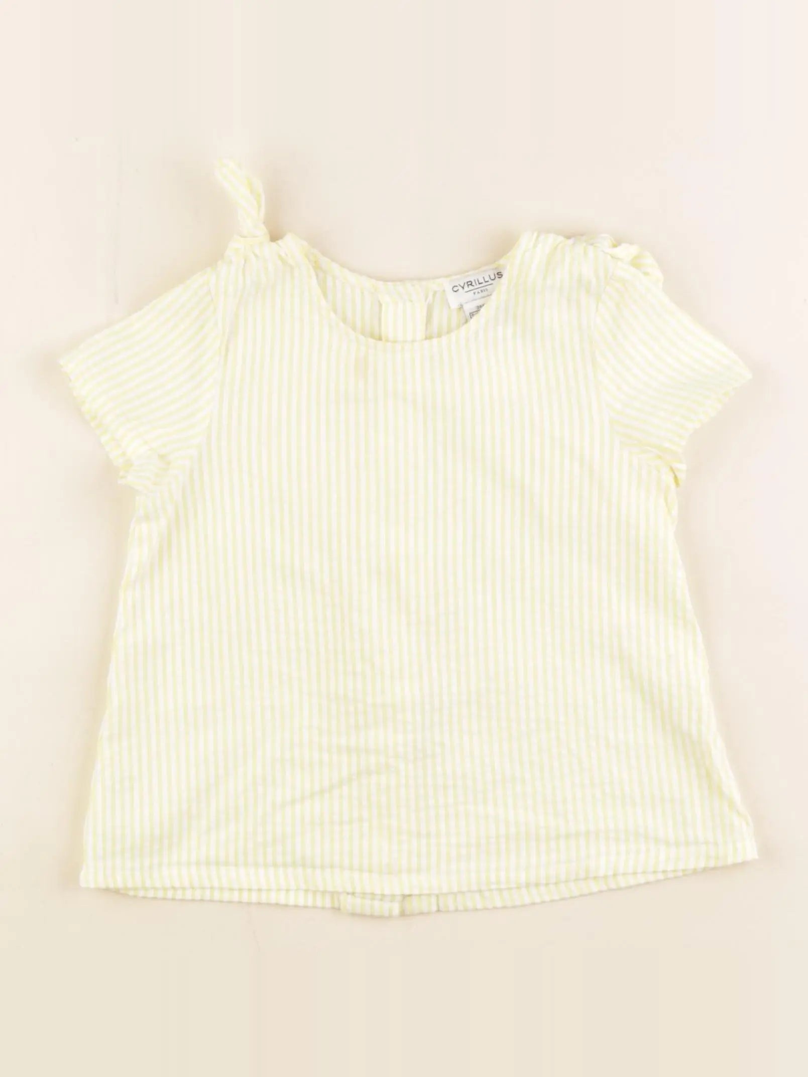 Cyrillus - blouse jaune - 24 mois