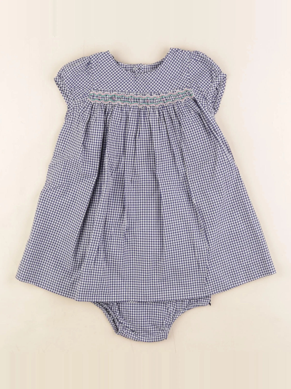 Petit Bateau - robe bleu - 24 mois