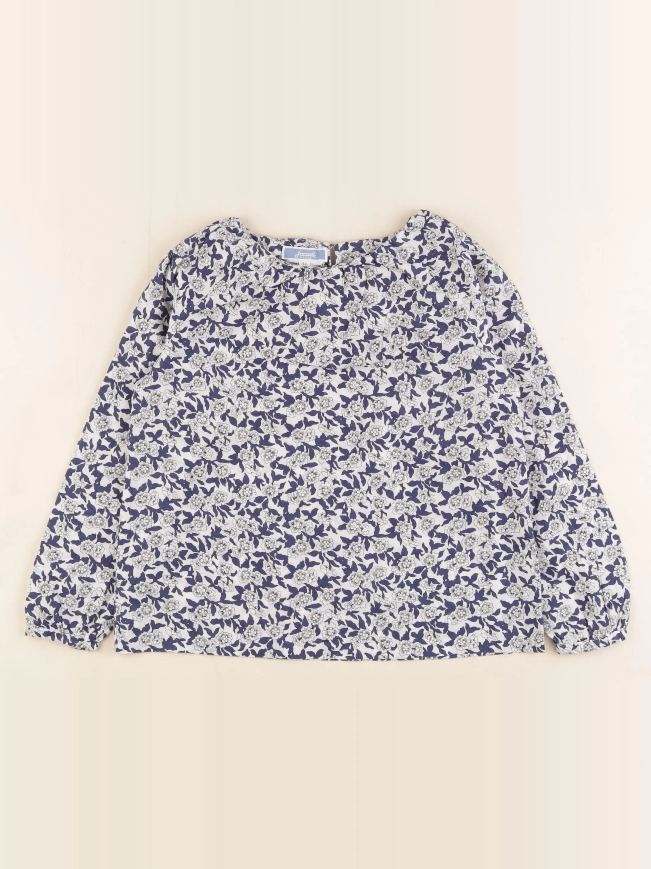 Jacadi - blouse liberty bleu - 4 ans