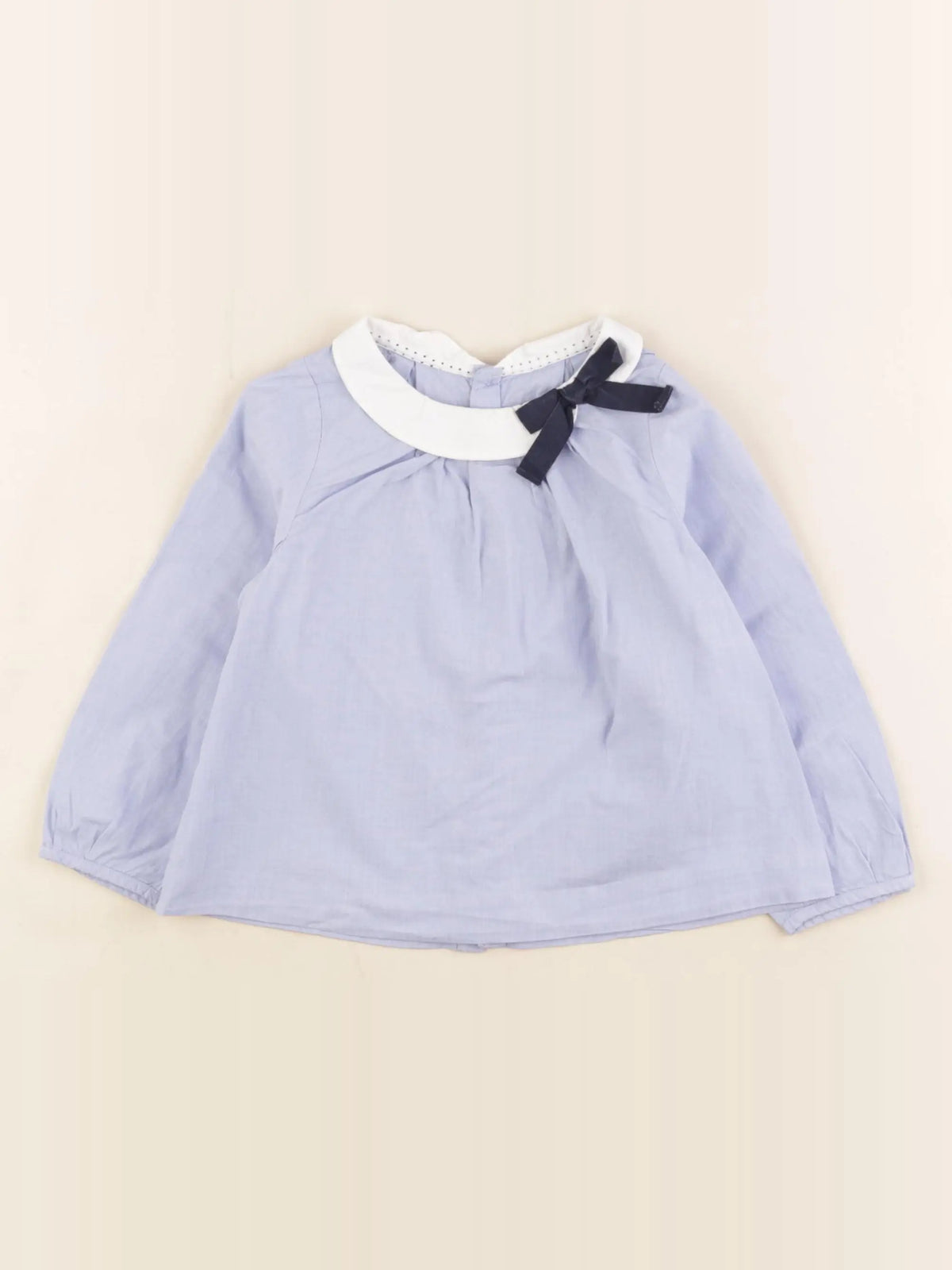 Jacadi - blouse bleu - 24 mois