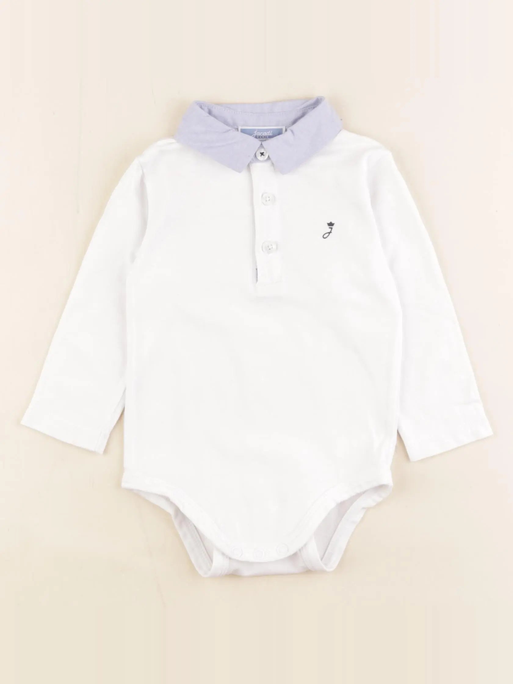 Jacadi - body à col blanc - 12 mois