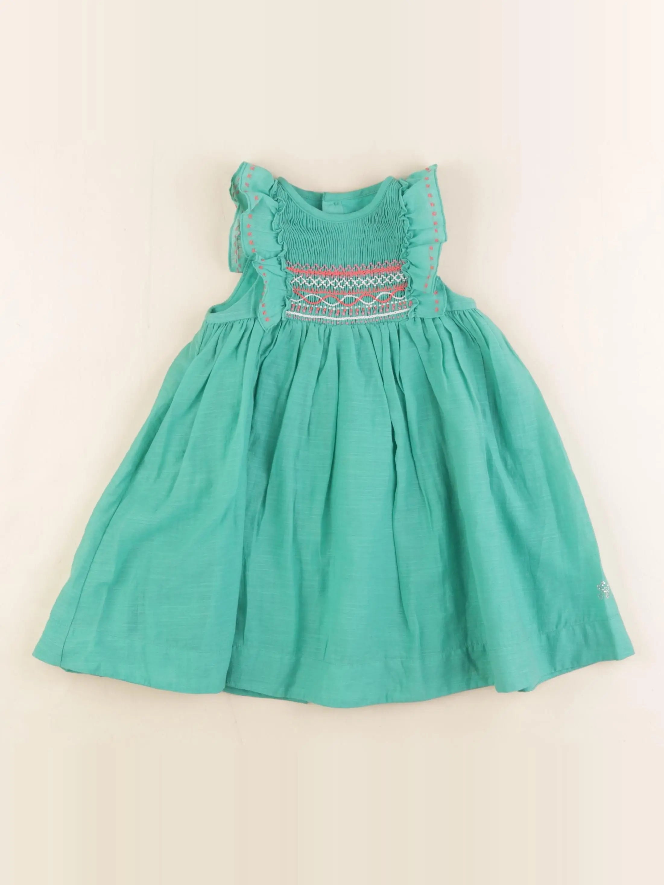 Tartine & Chocolat - robe vert - 18 mois