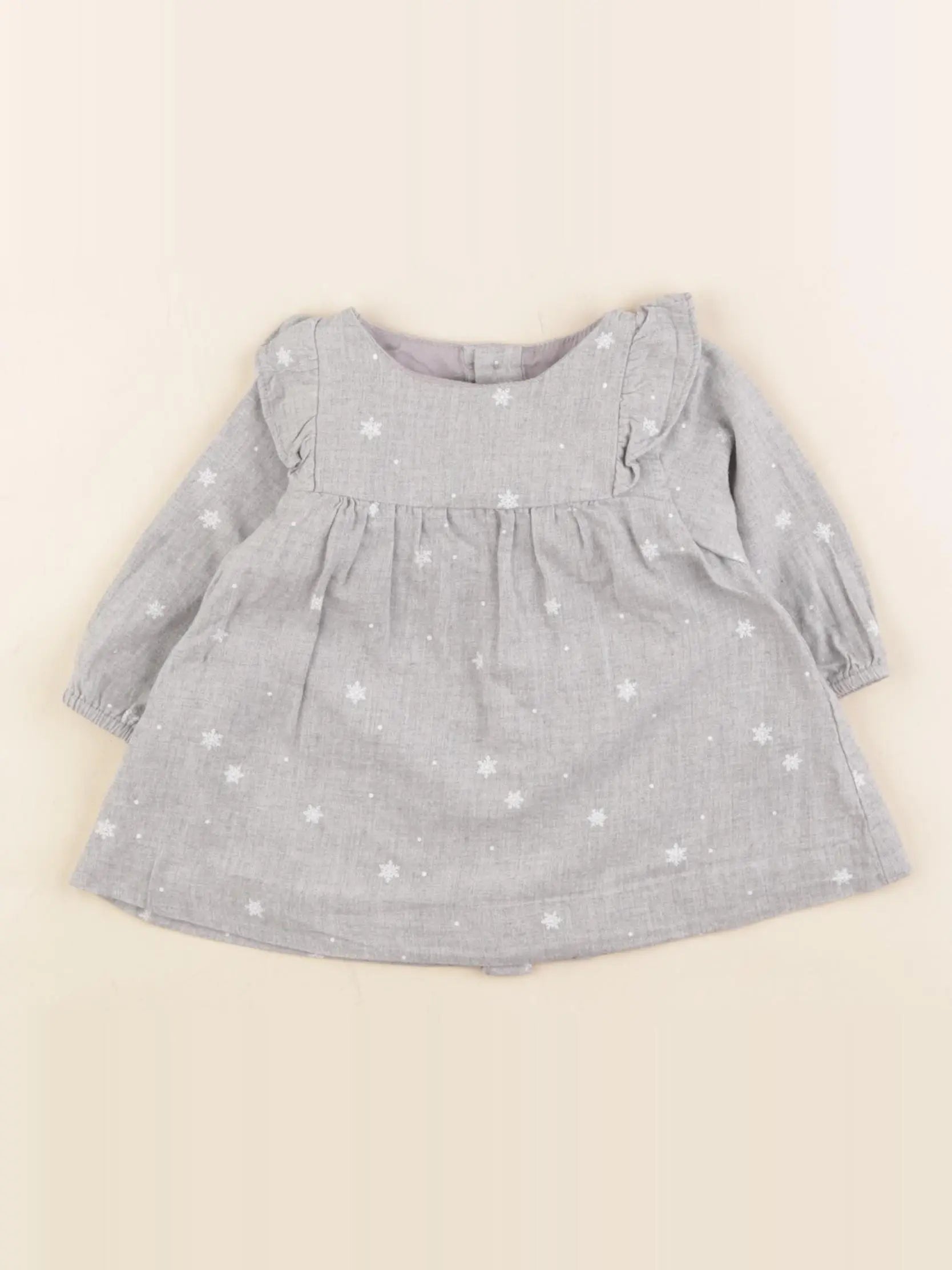 Jacadi - robe gris - 3 mois