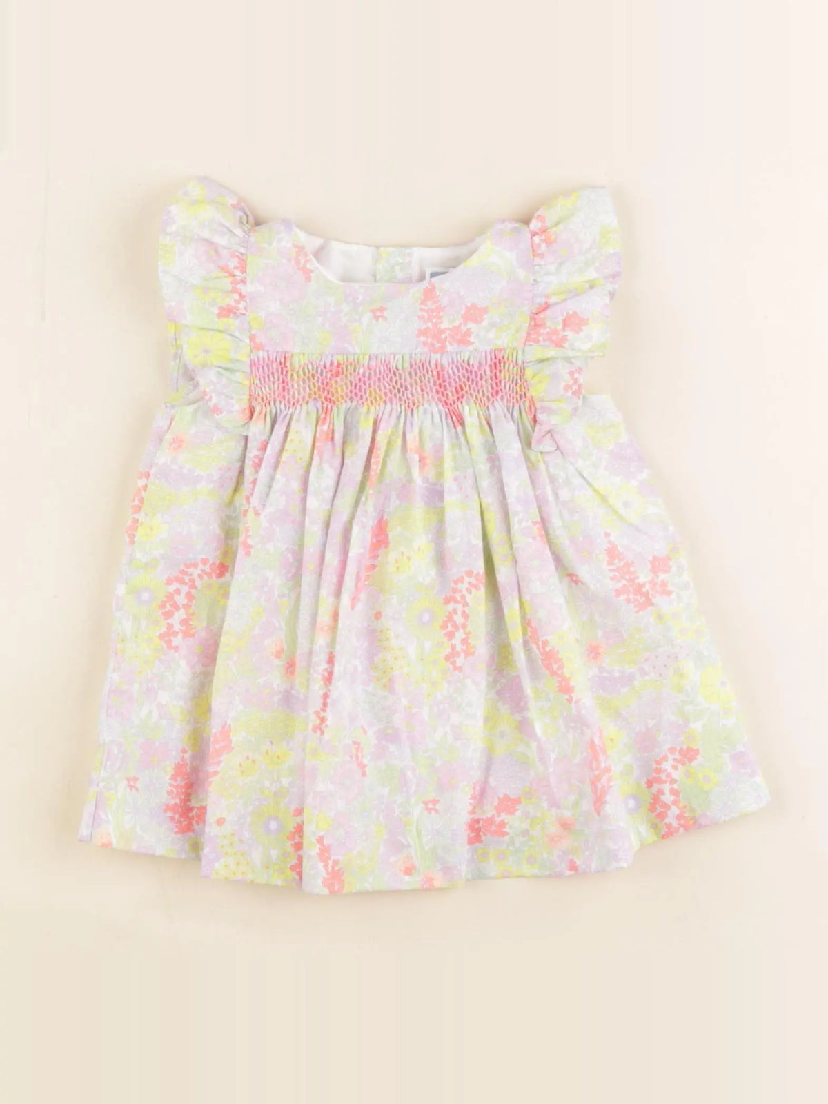 Jacadi - robe liberty multicolore - 3 mois