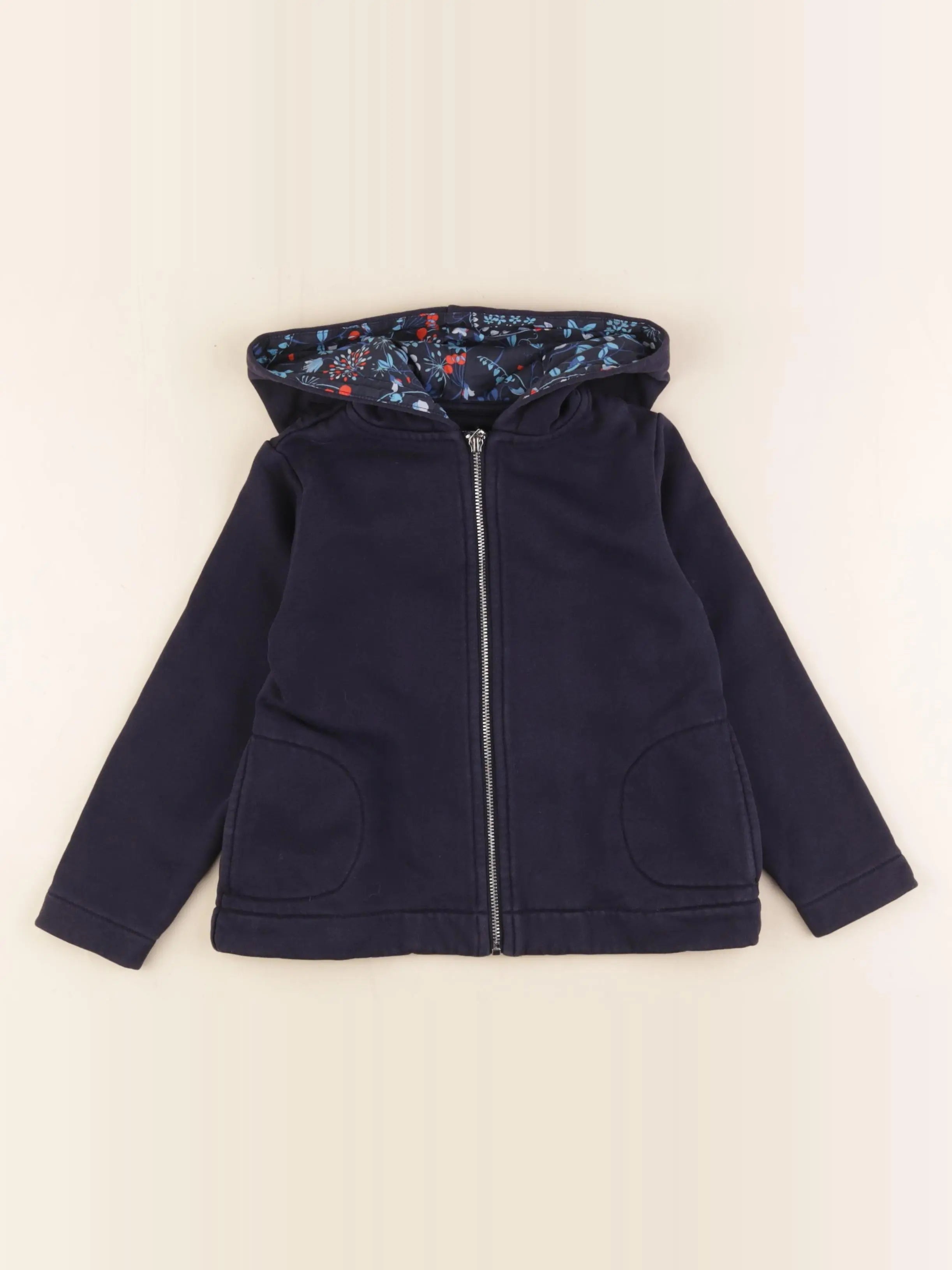 Jacadi - sweat bleu - 4 ans