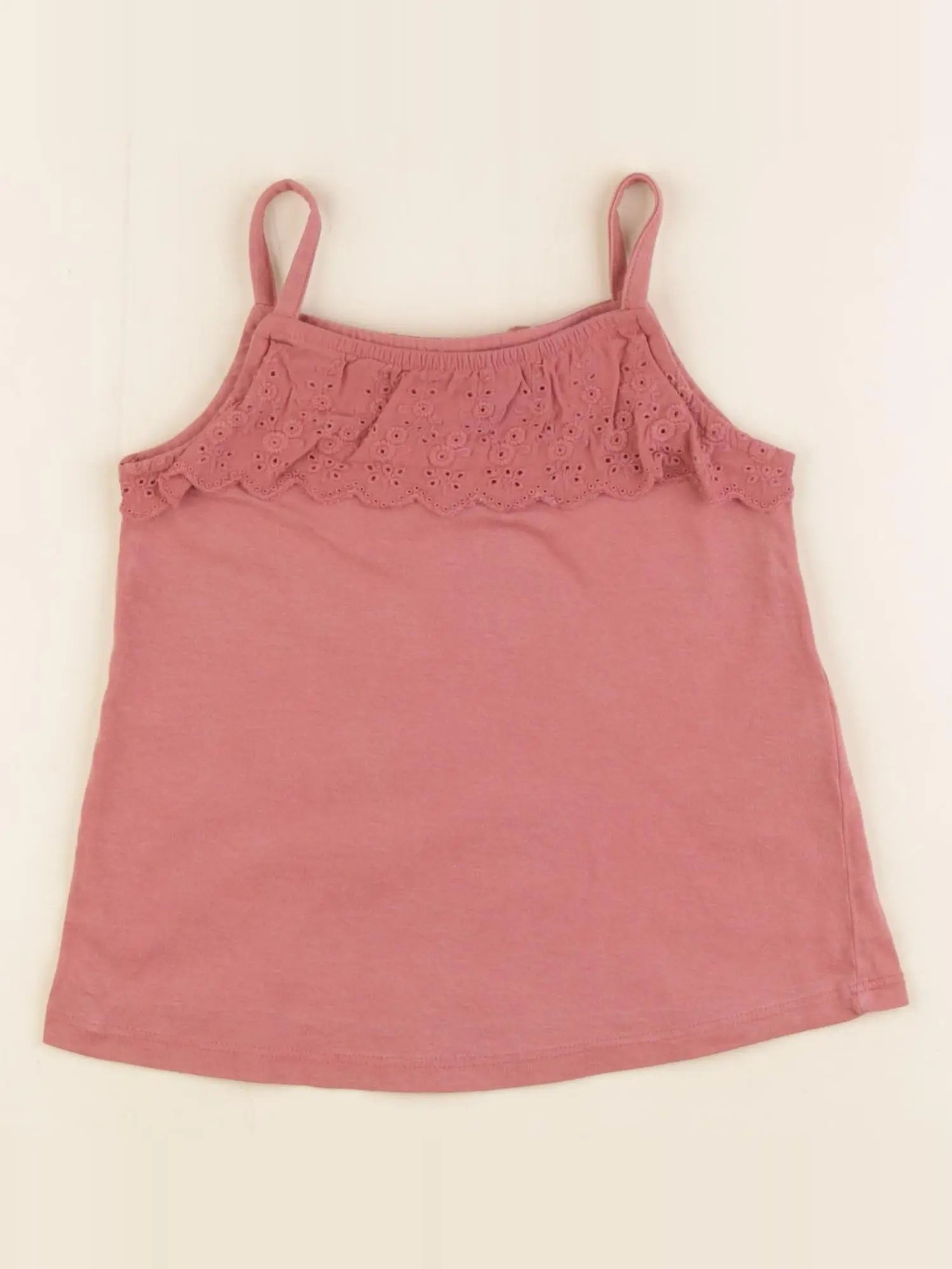 Vertbaudet - débardeur coton rose - 4 ans