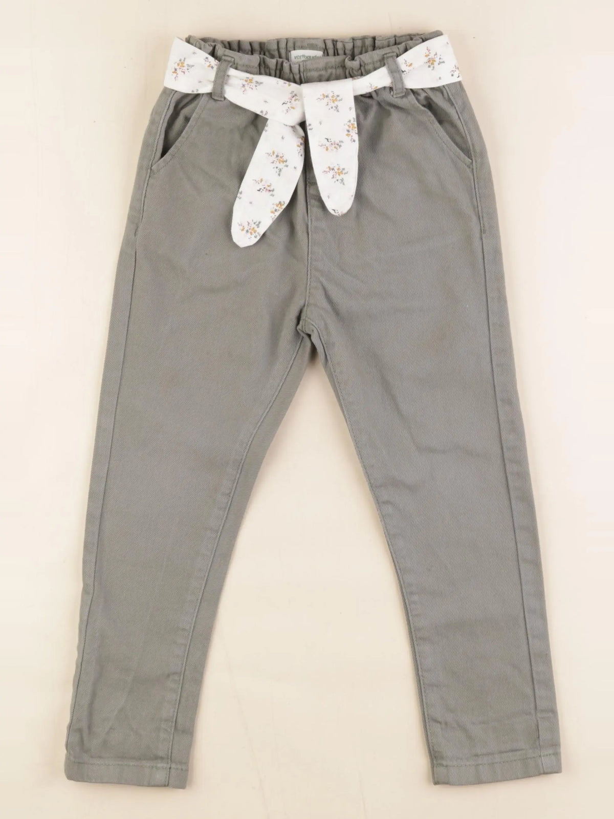 Vertbaudet - jean vert - 4 ans