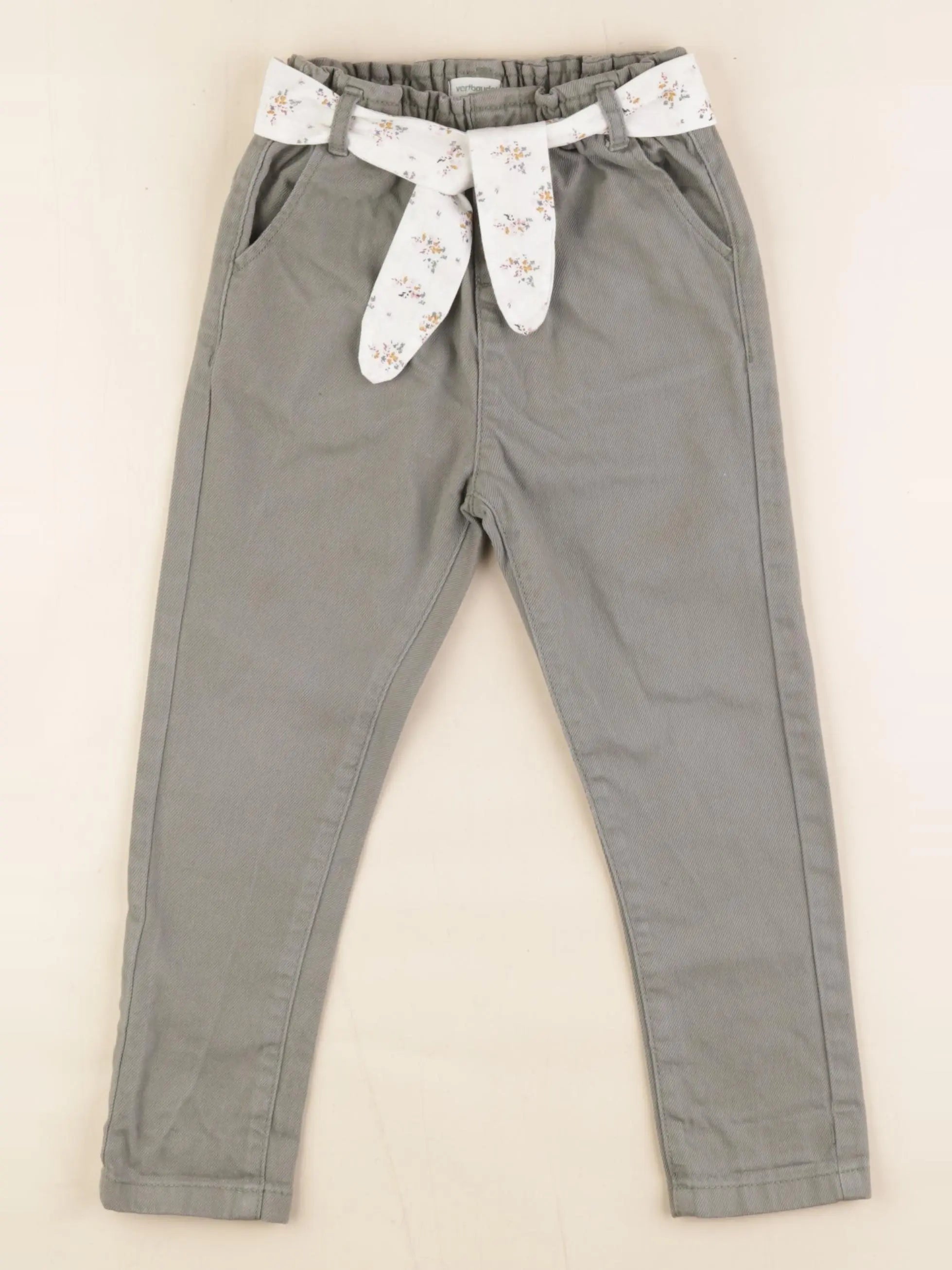 Vertbaudet - jean vert - 4 ans