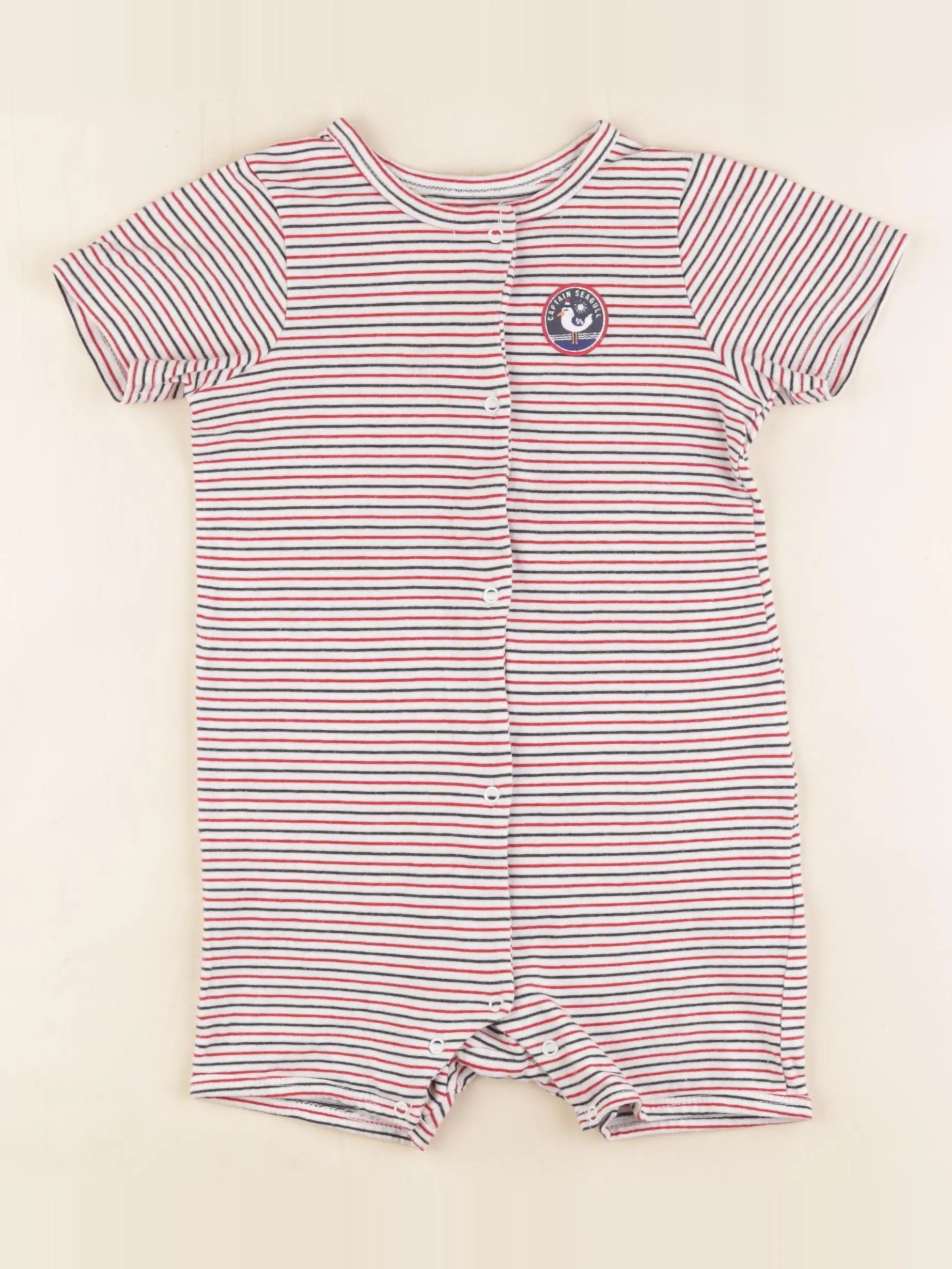 Vertbaudet - combinaison rouge - 24 mois