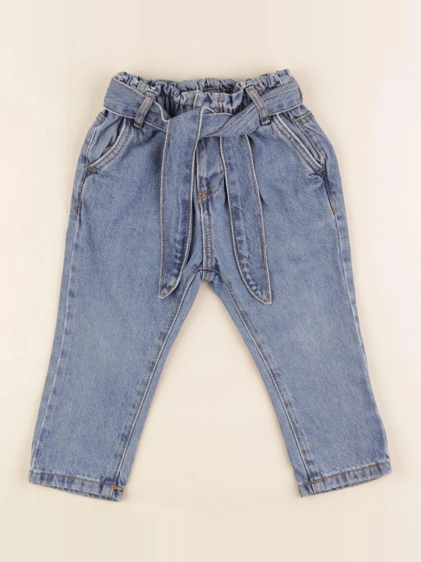 Zara - jean bleu - 9/12 mois