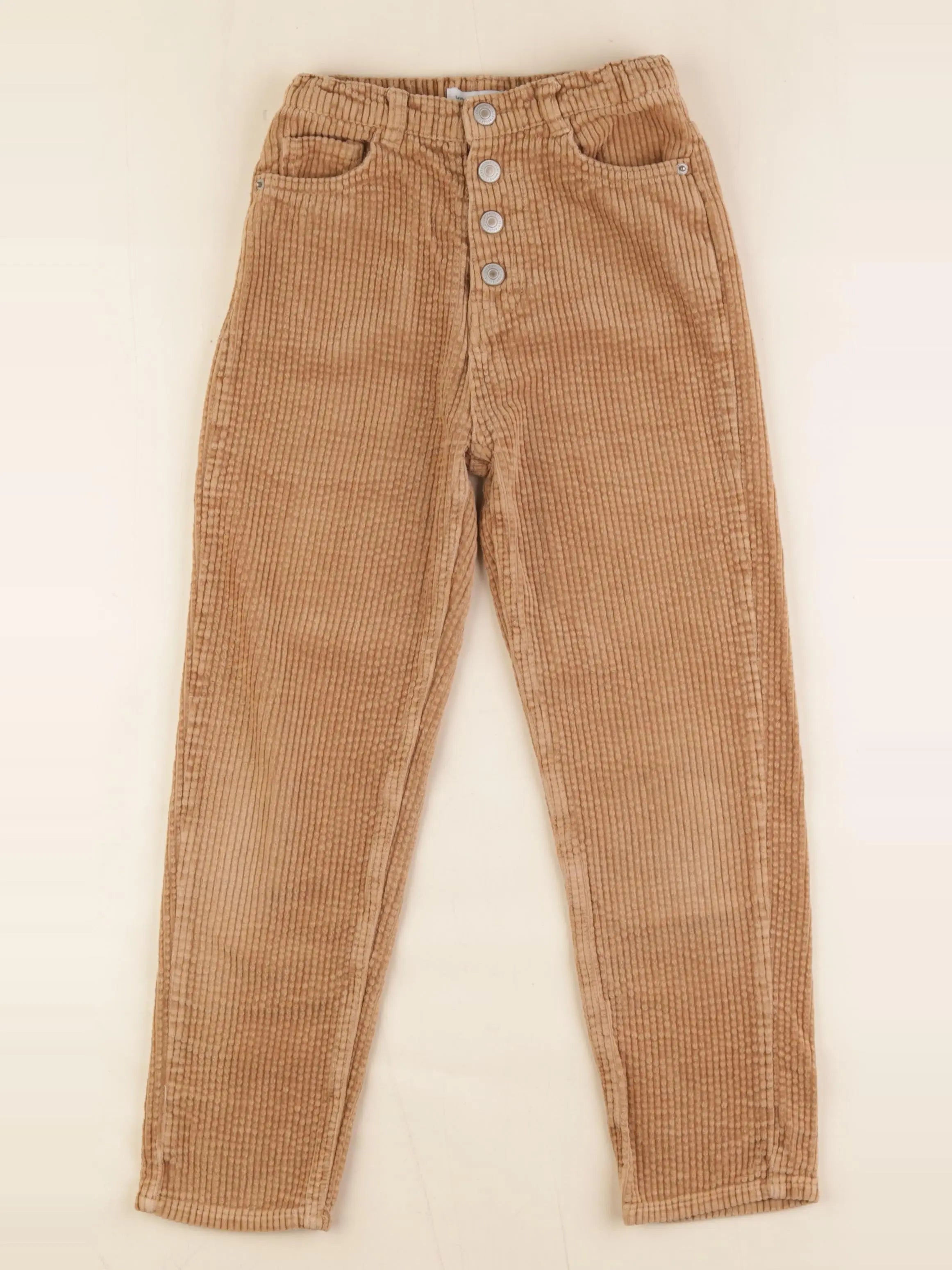 Vertbaudet - pantalon marron - 8 ans