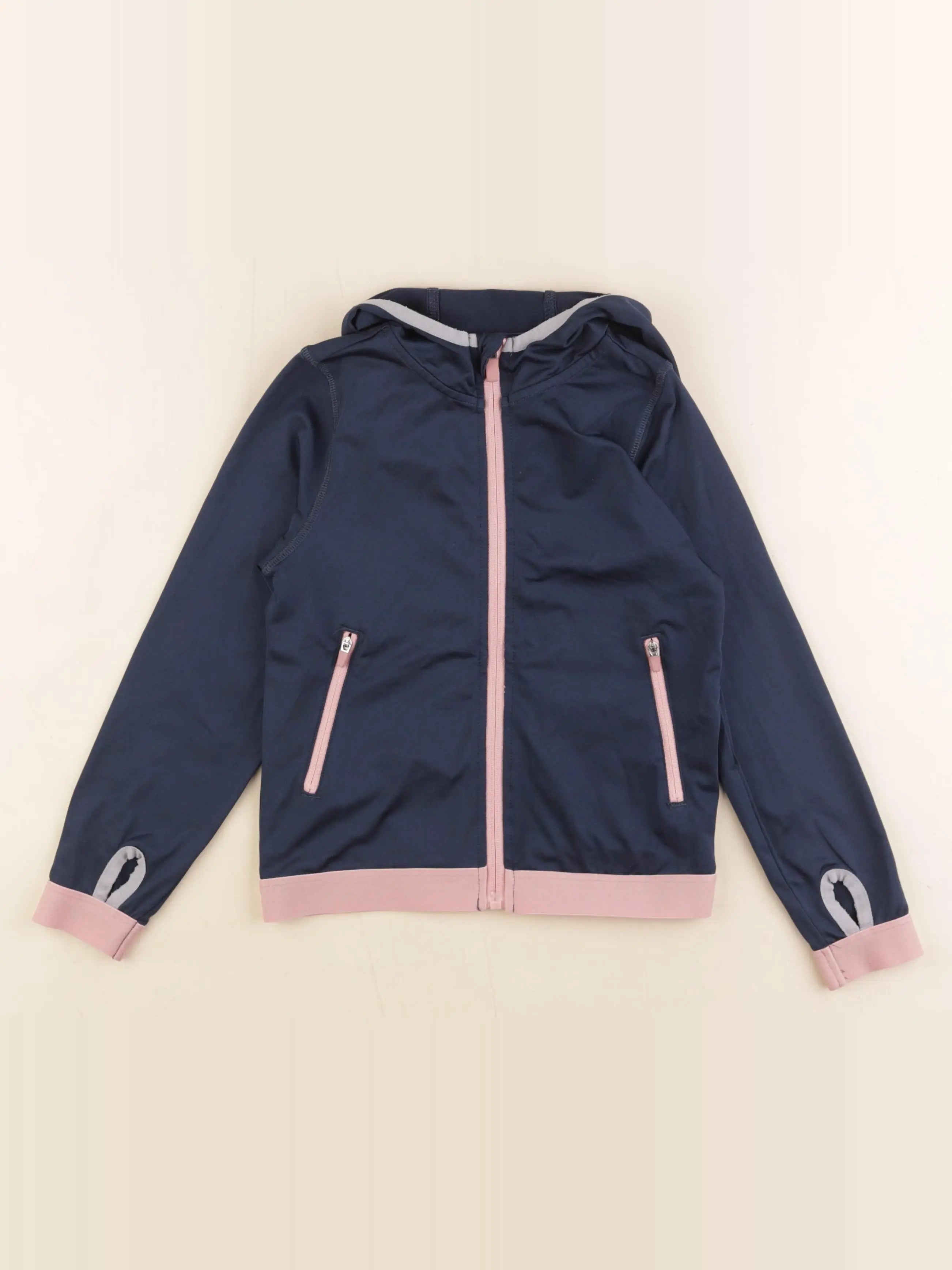 Vertbaudet - sweat bleu - 6 ans