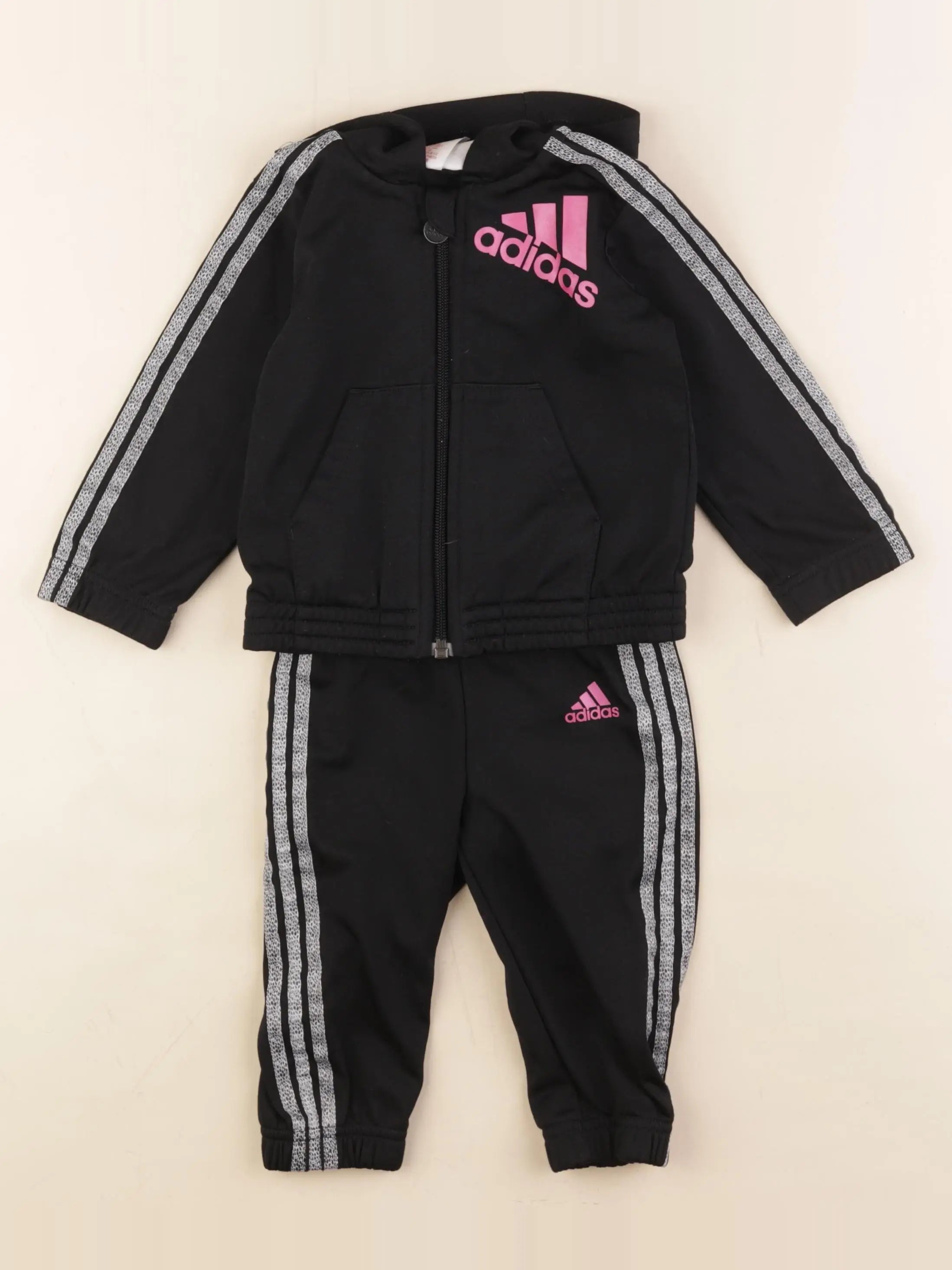 Adidas - ensemble noir - 6/9 mois