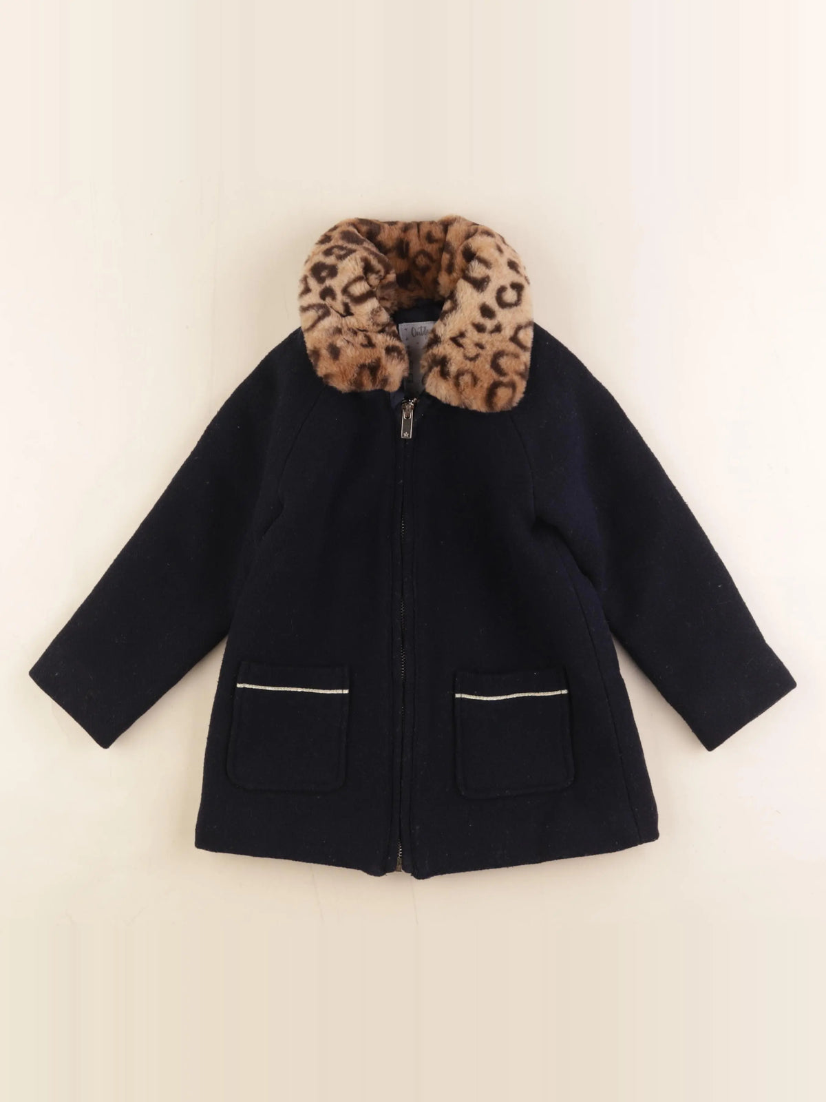 Vertbaudet - manteau bleu - 4 ans