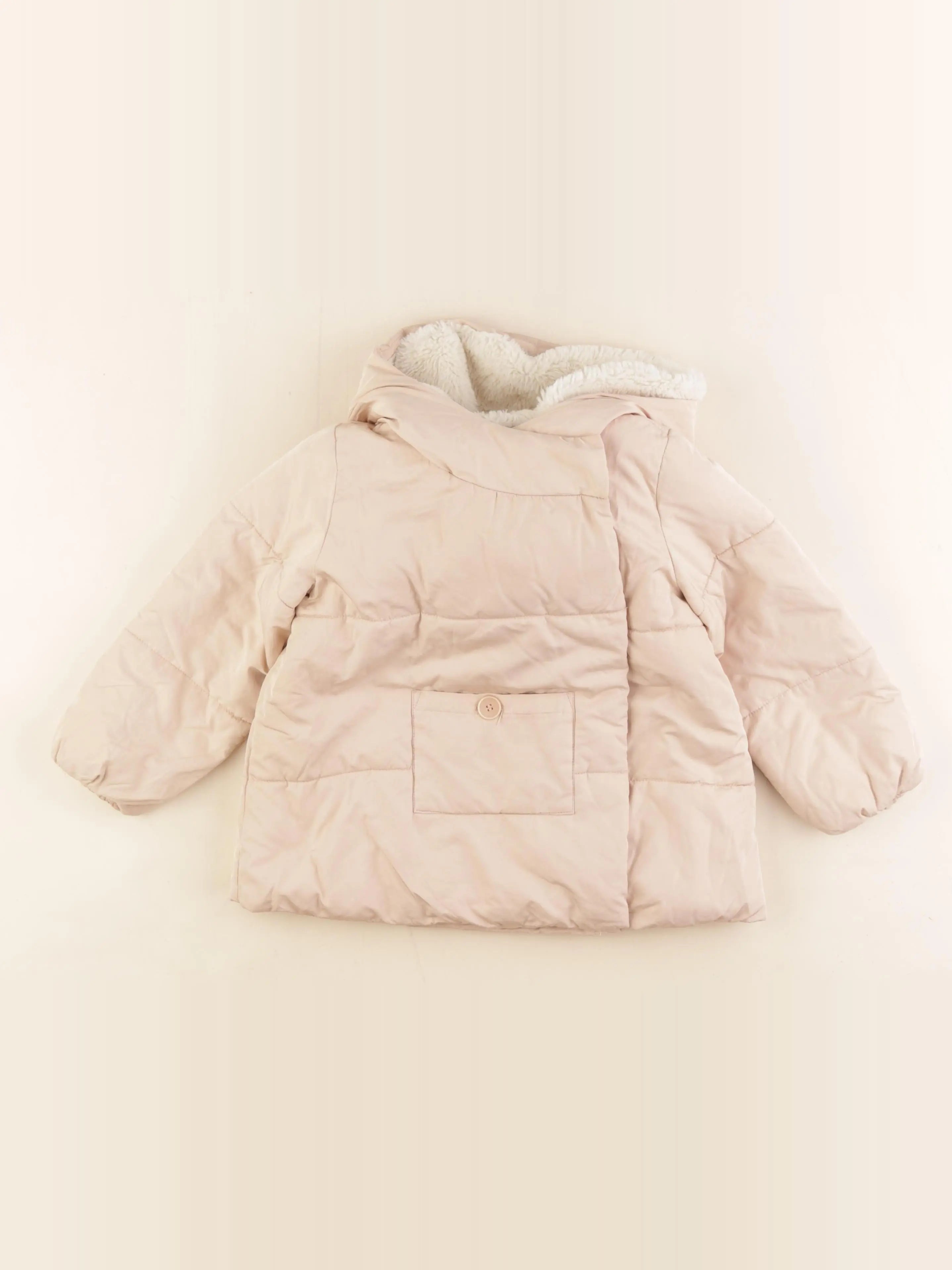 Zara - doudoune beige - 3/4 ans