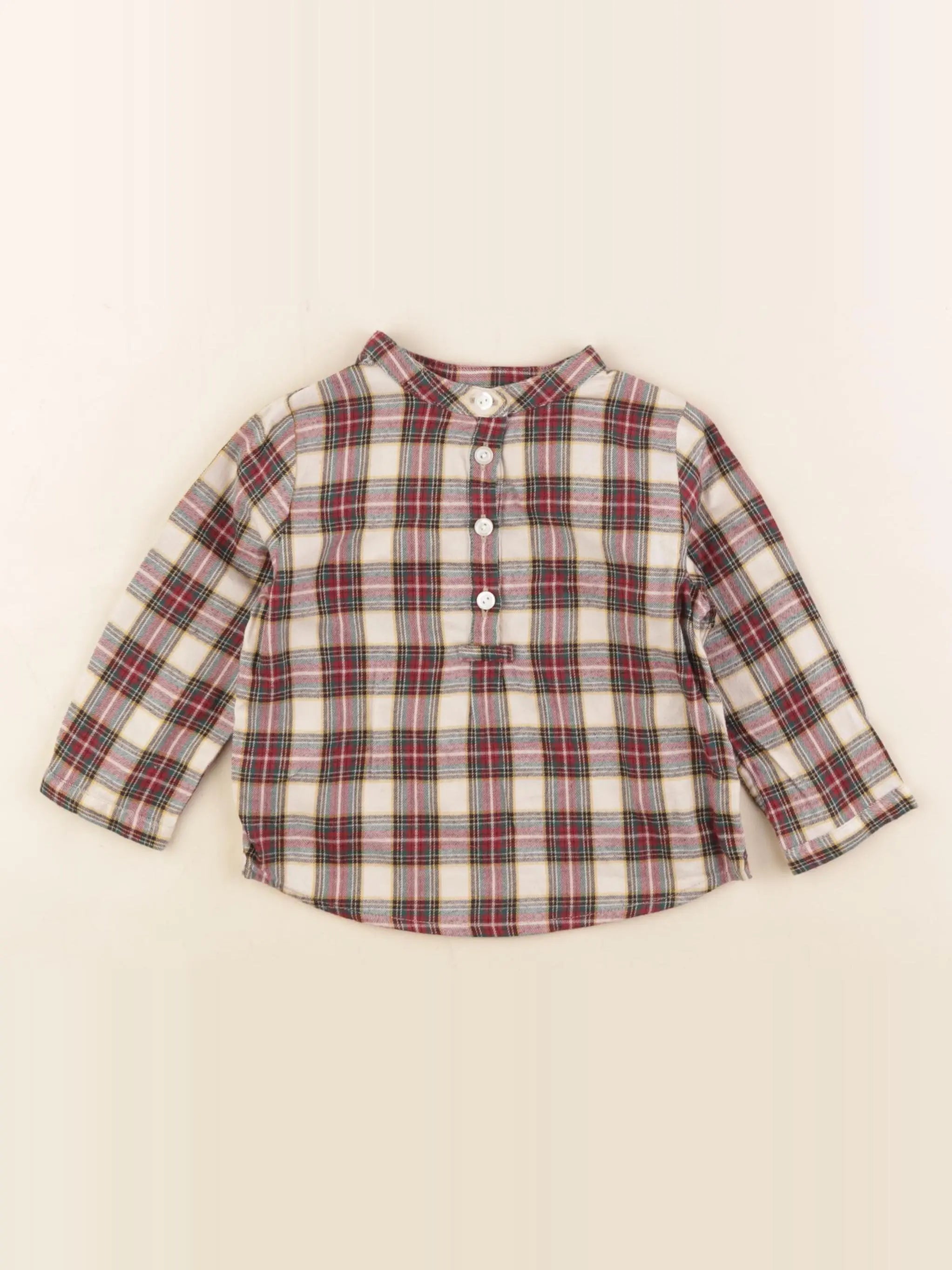 Petit Sézane  - chemise multicolore - 12 mois