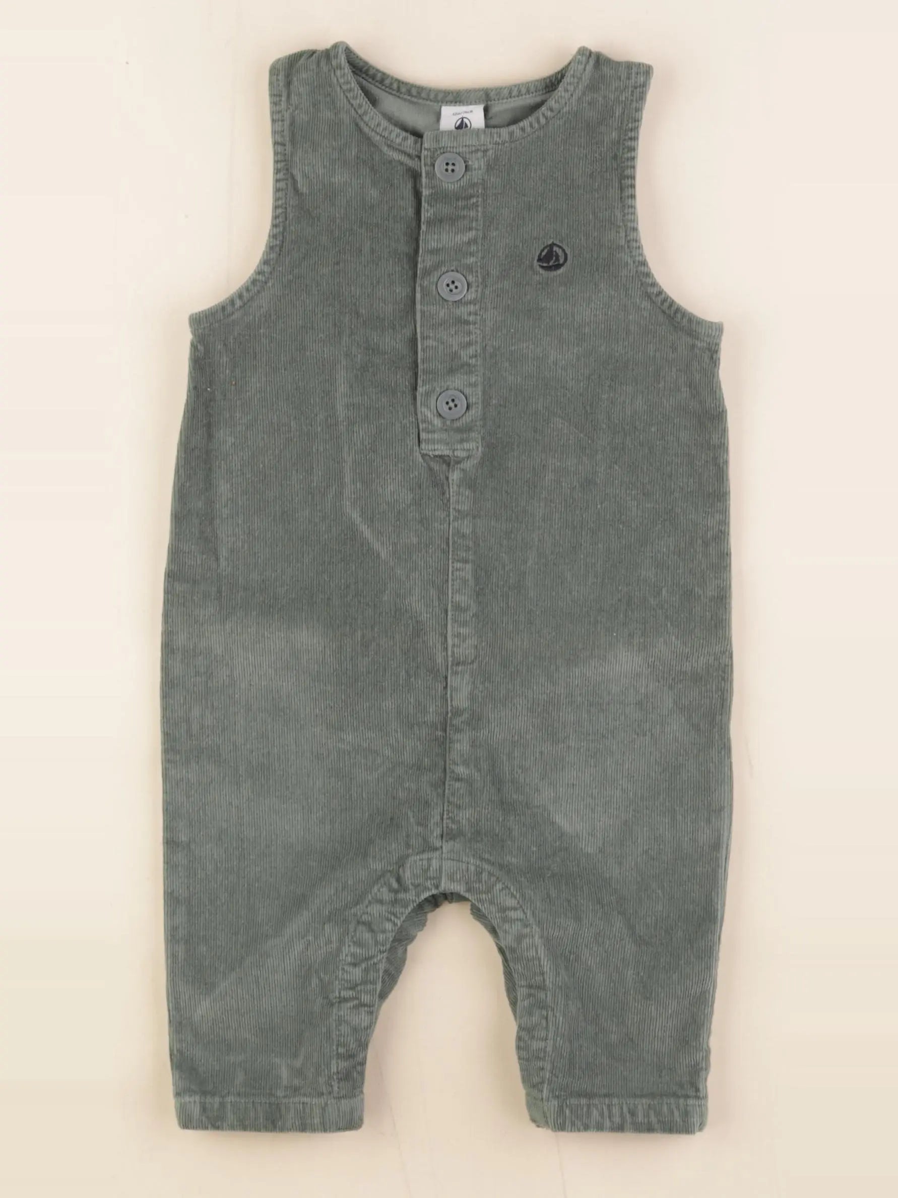 Petit Bateau - combinaison vert - 12 mois