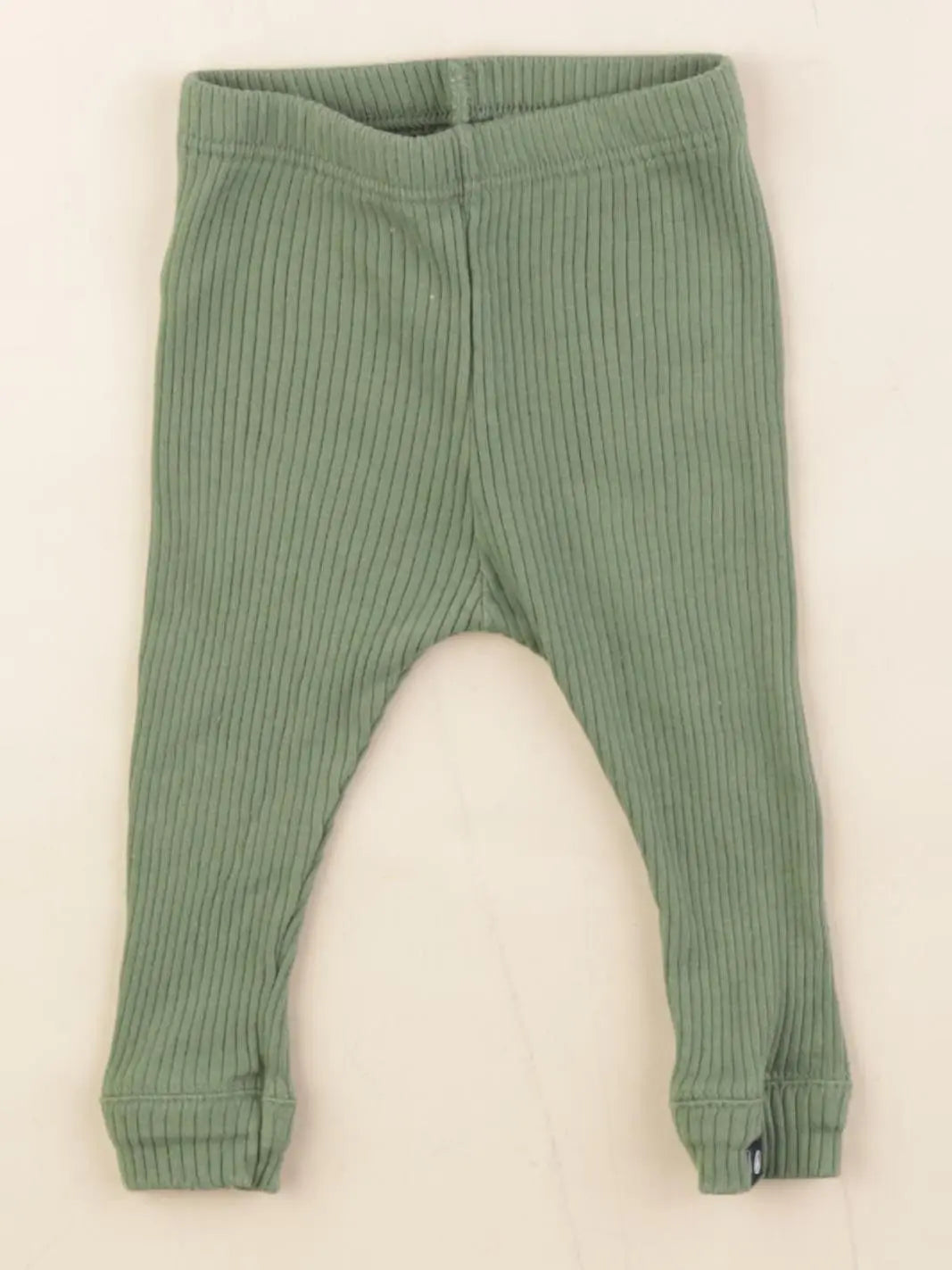 Petit Bateau - legging vert - 6 mois