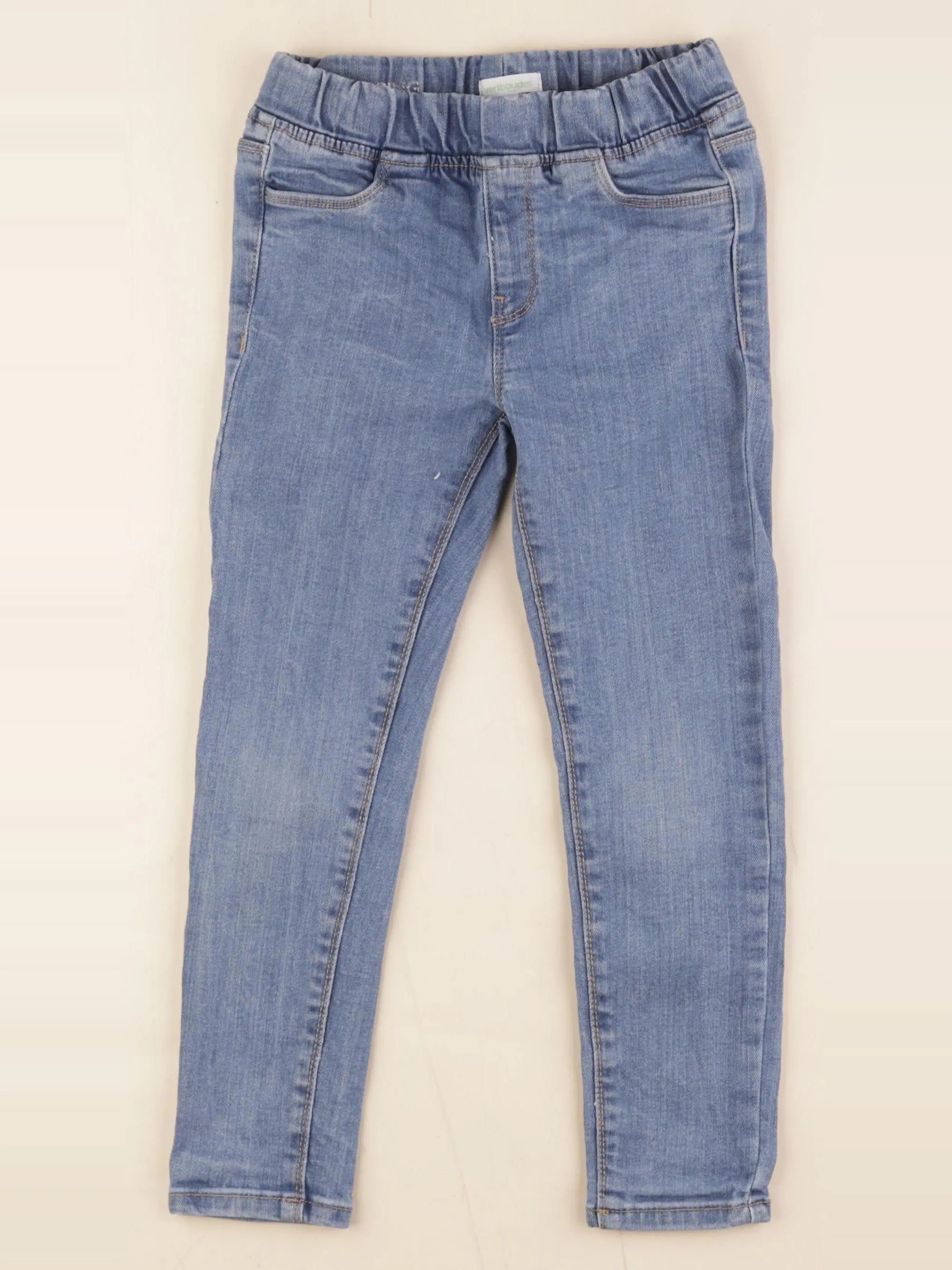 Vertbaudet - jegging bleu - 6 ans