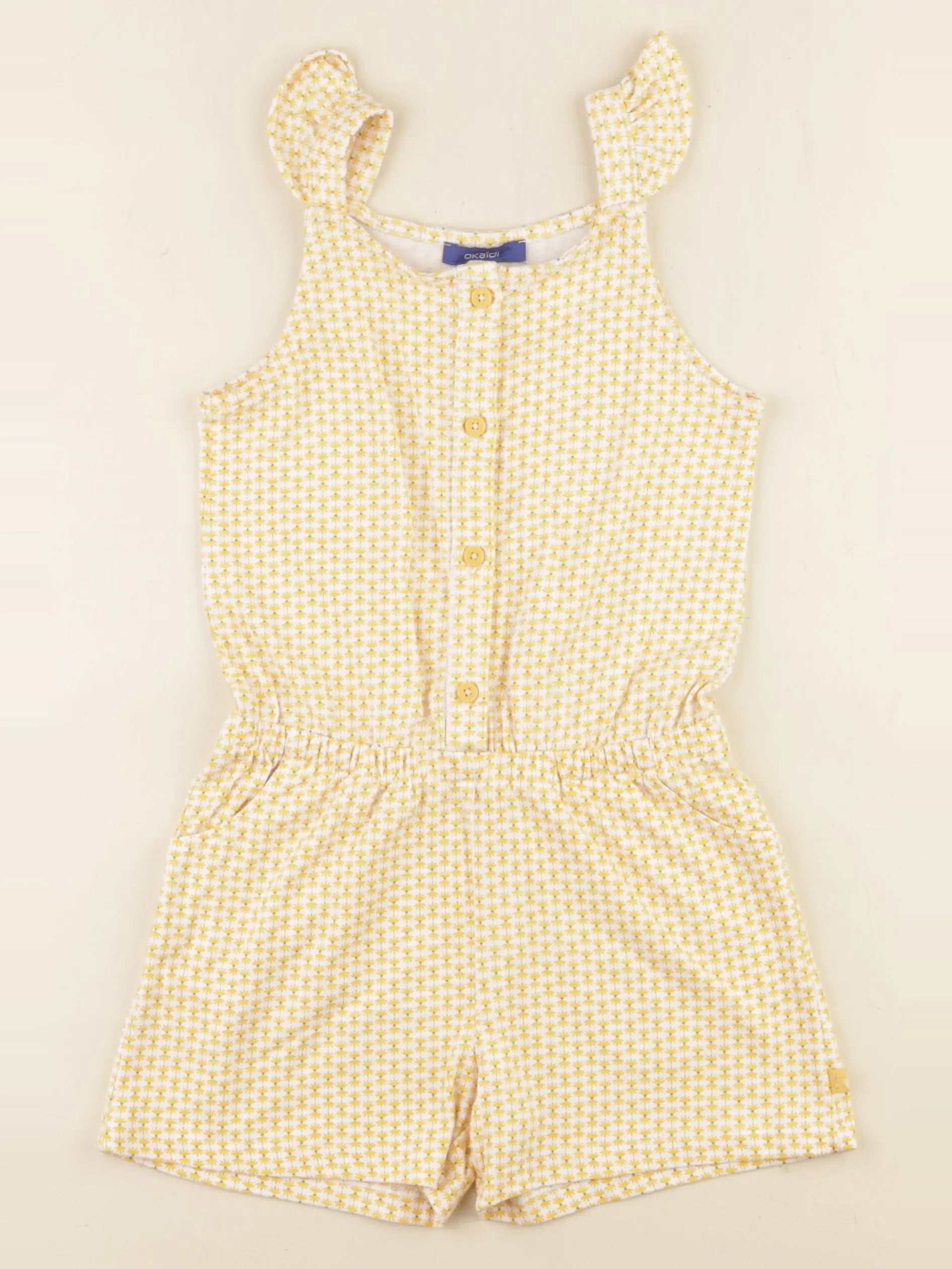 Okaidi - combinaison jaune - 5 ans