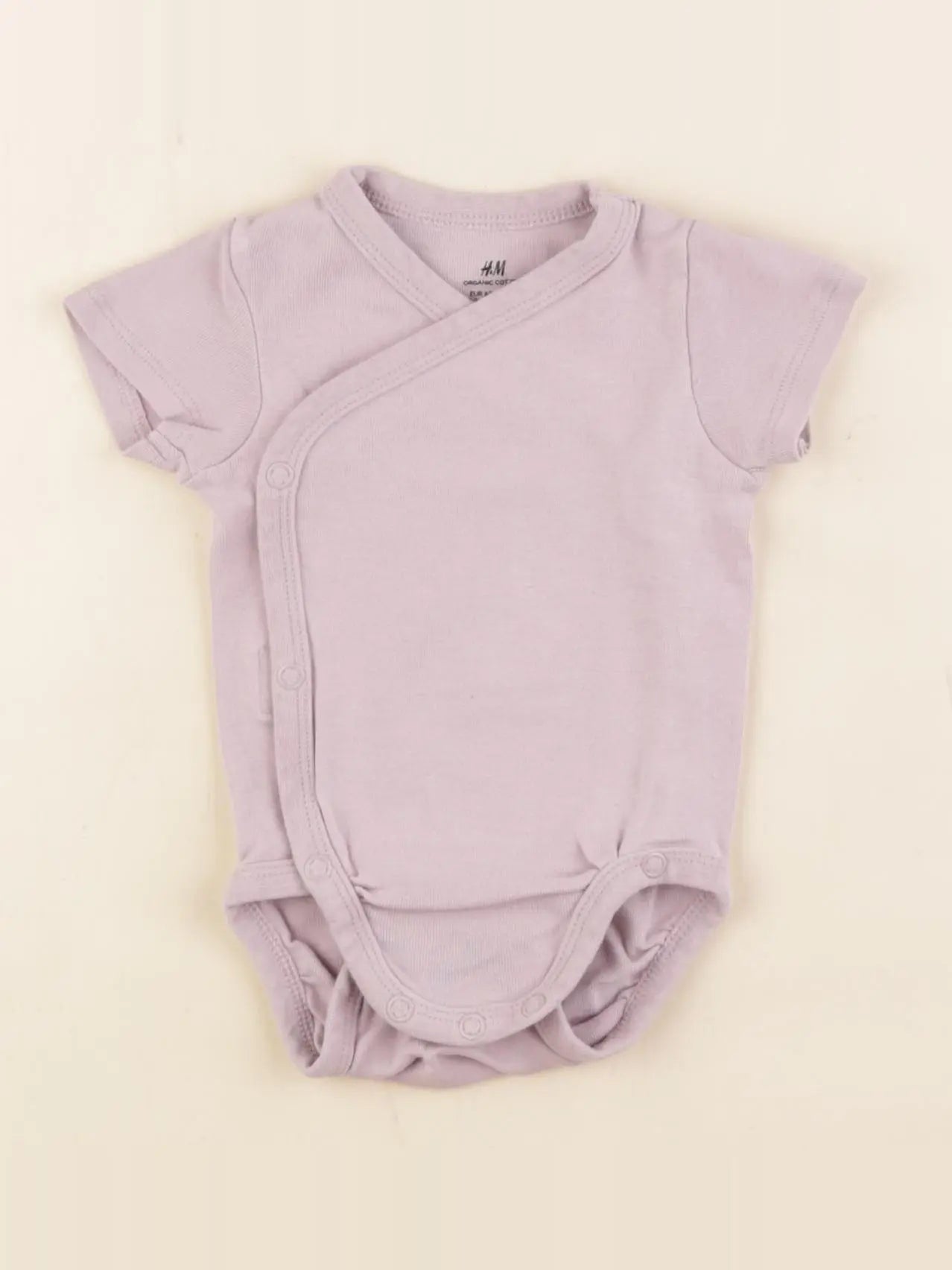 H&M - body violet - 4/6 mois