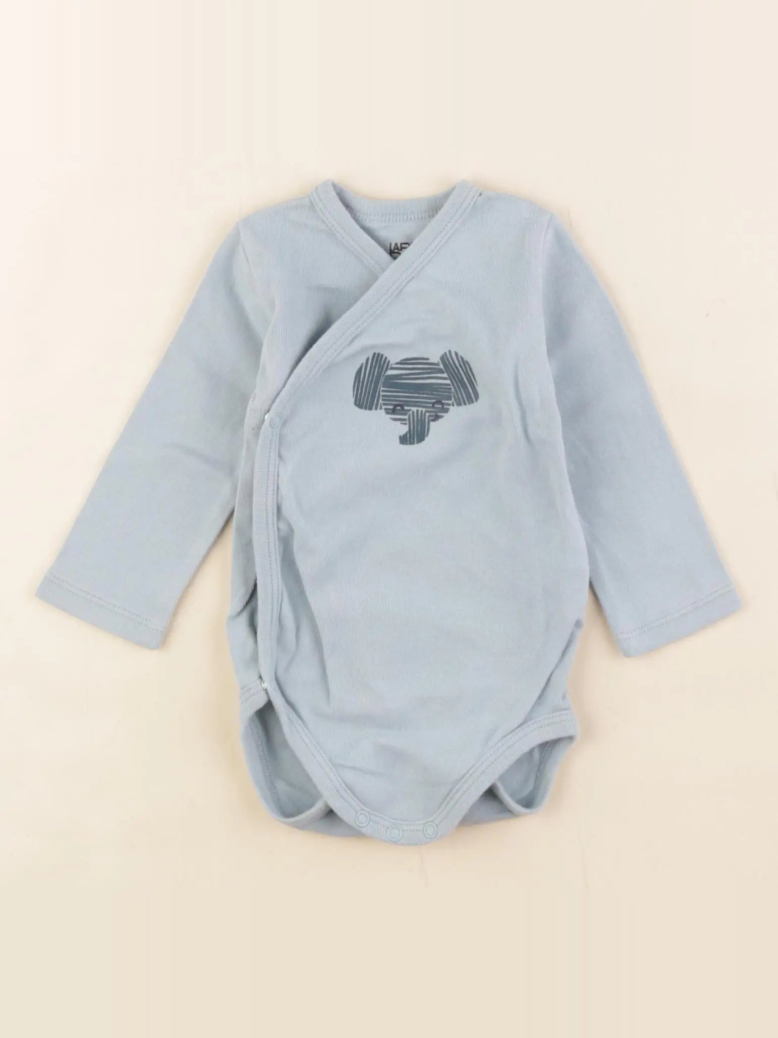 La Redoute - body bleu - 6 mois