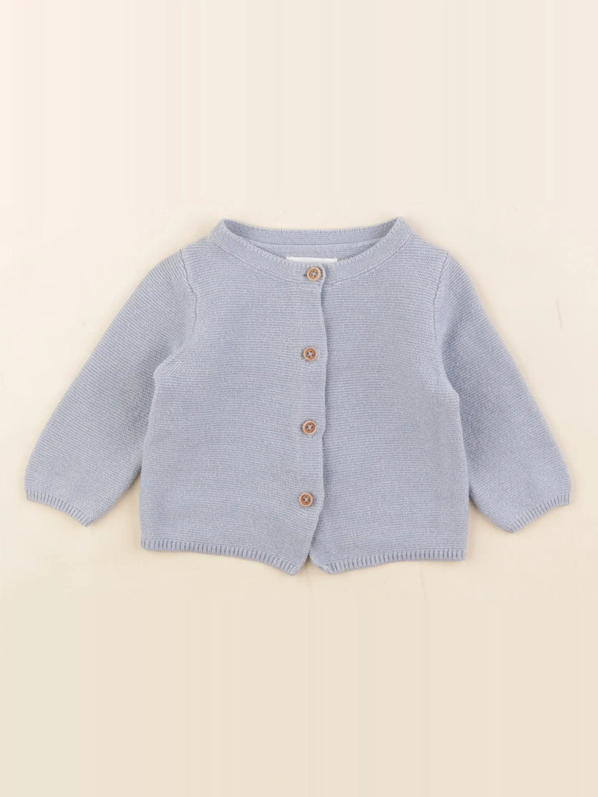 Mango - gilet bleu - 1/3 mois