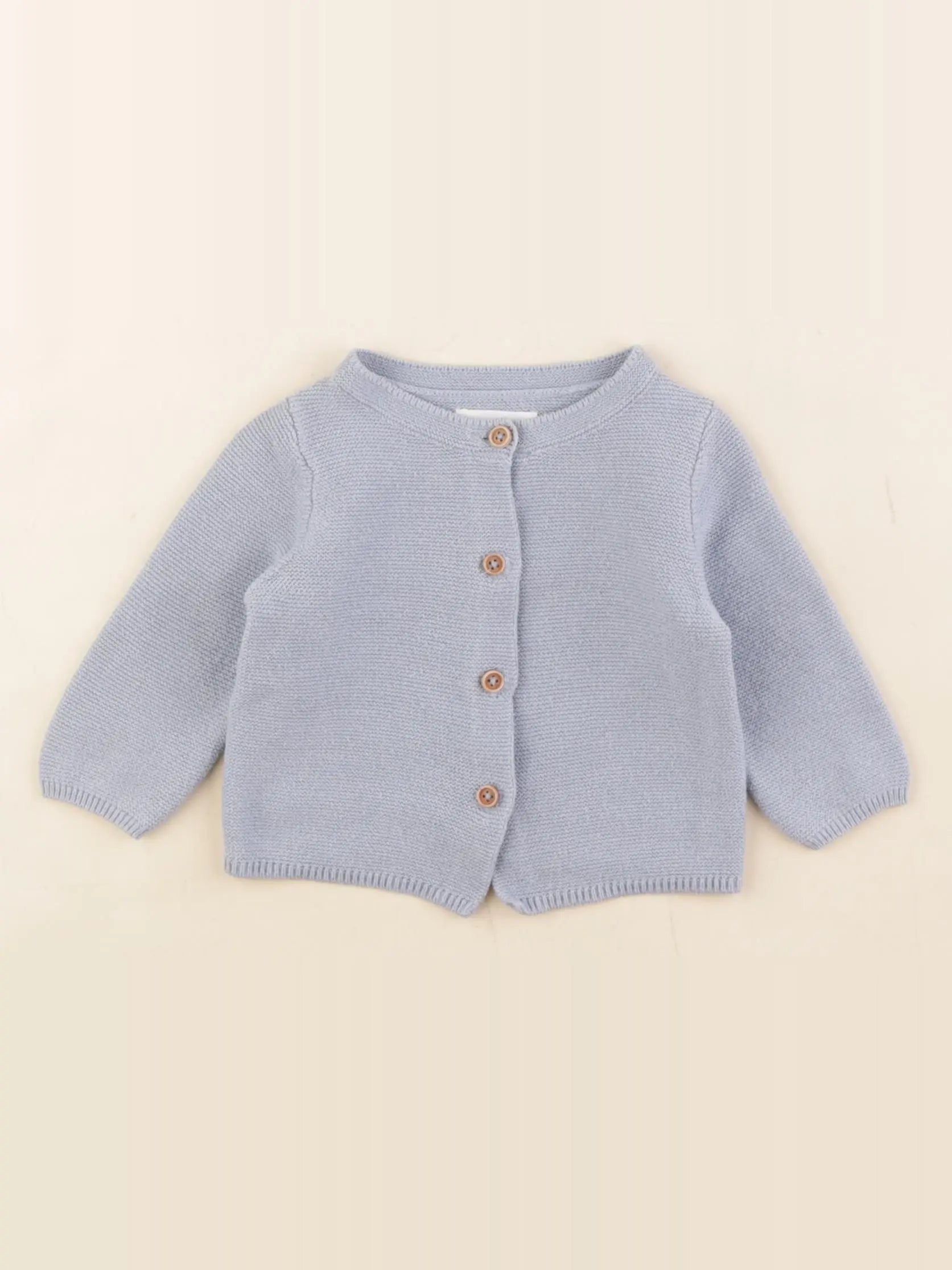 Mango - gilet bleu - 1/3 mois