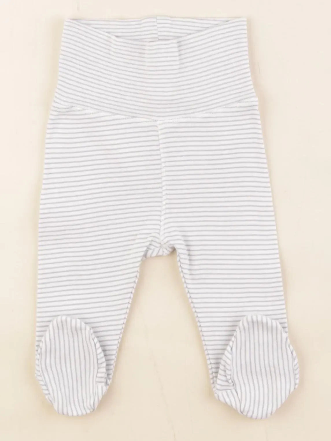 H&M - legging bleu, blanc - 1/2 mois