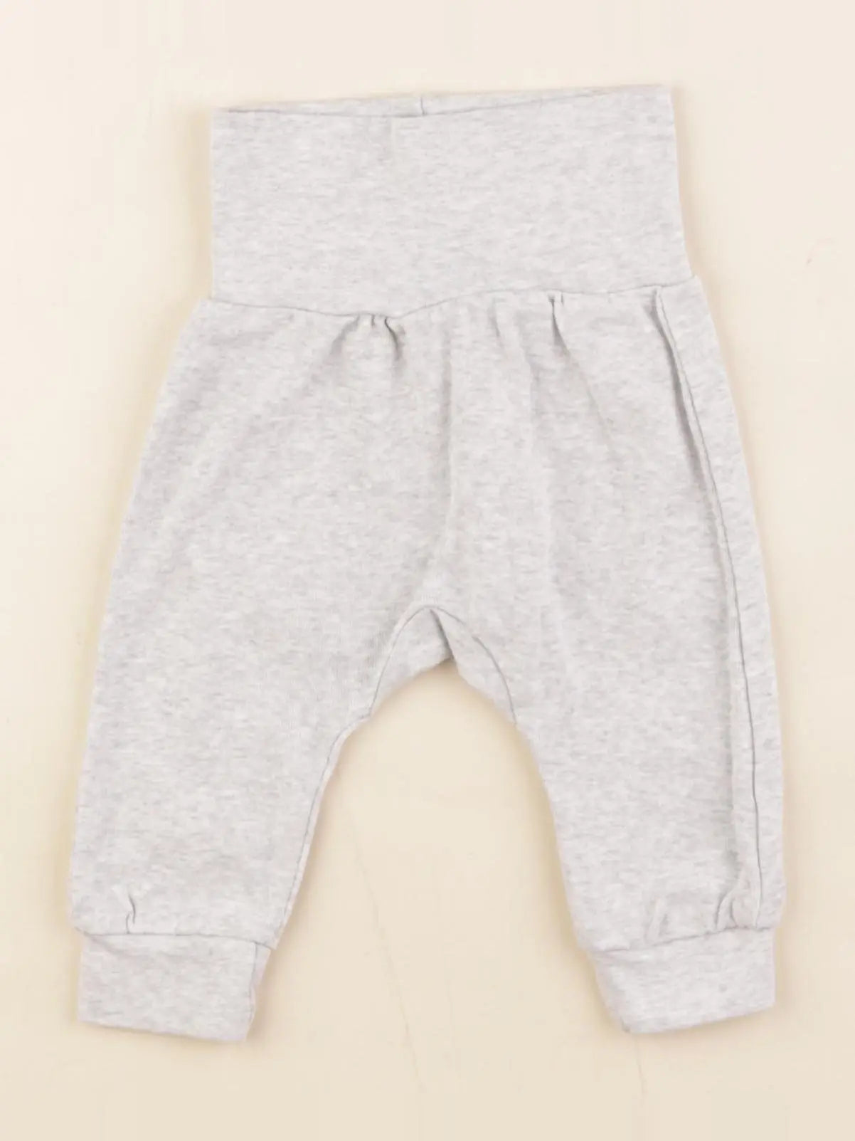 H&M - sarouel gris - 2/4 mois