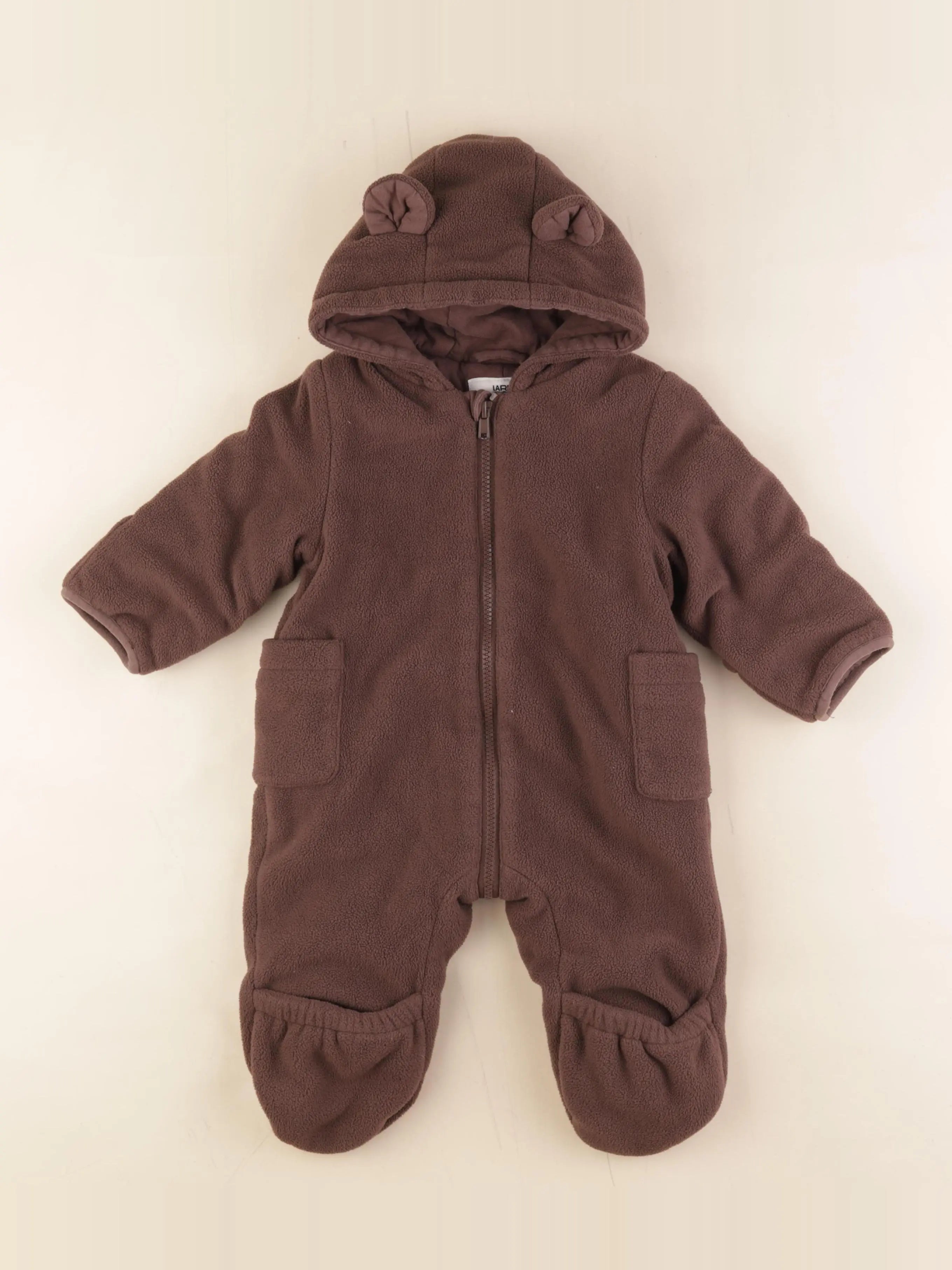 La Redoute - combi-pilote marron - 6 mois